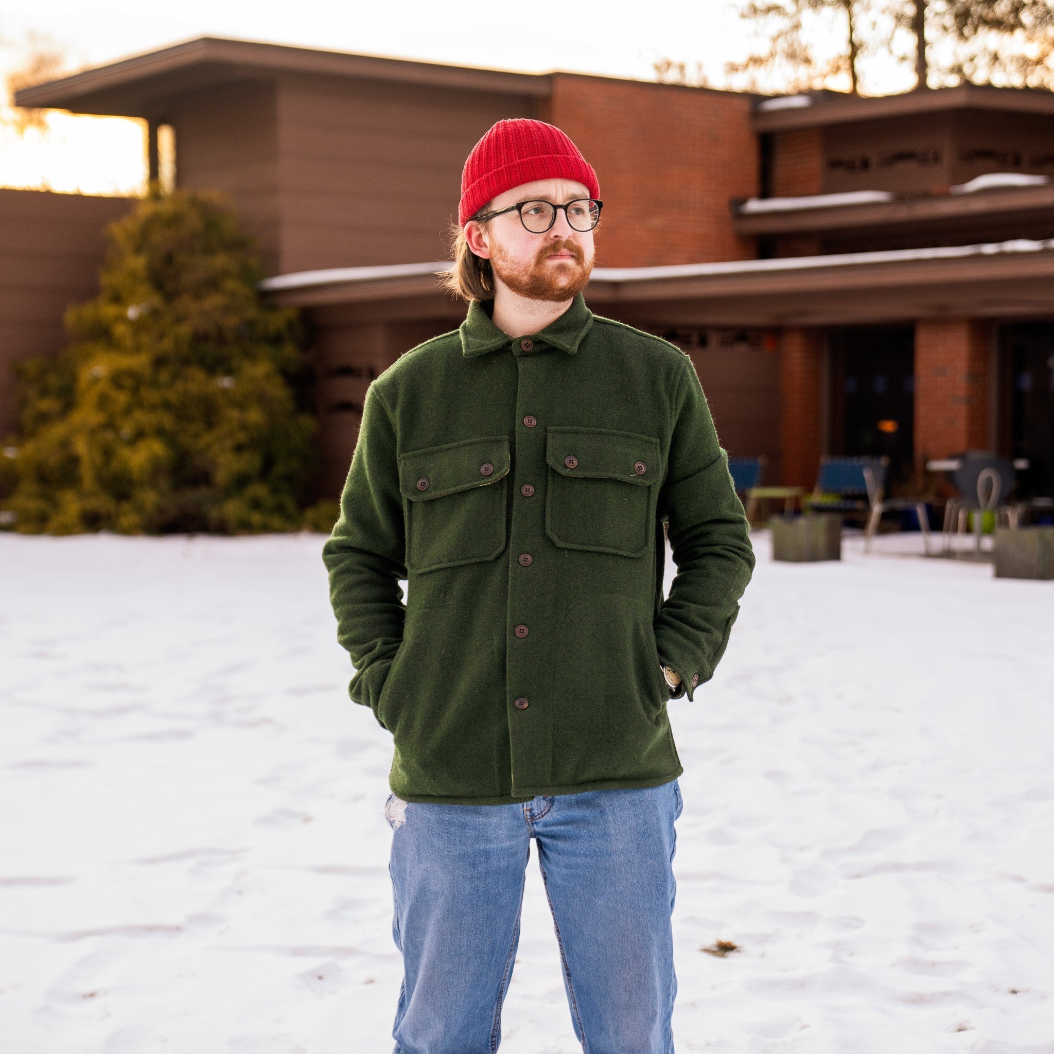 The 22/85 Wool Shirt Jacket – Americana Pipedream Apparel