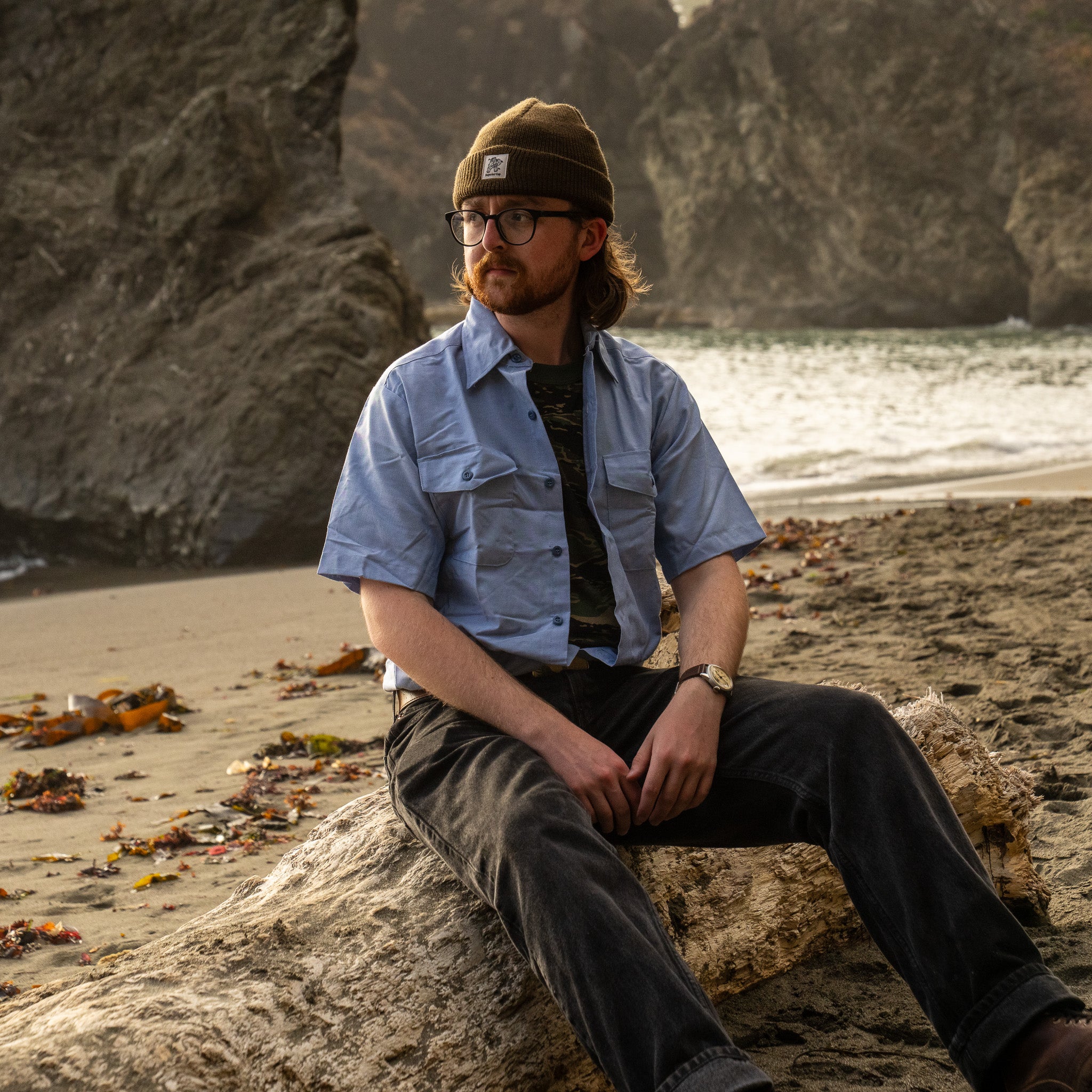 Deadstock Seafarer Short Sleeve Chambray Utility Shirt