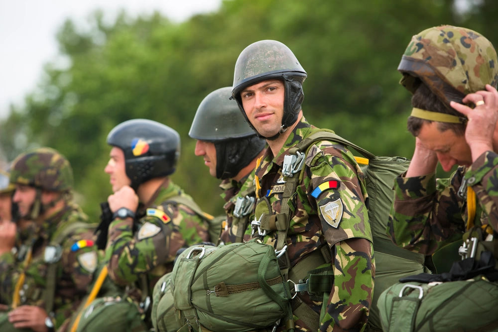 Issued Romanian M73 Paratrooper Helmet