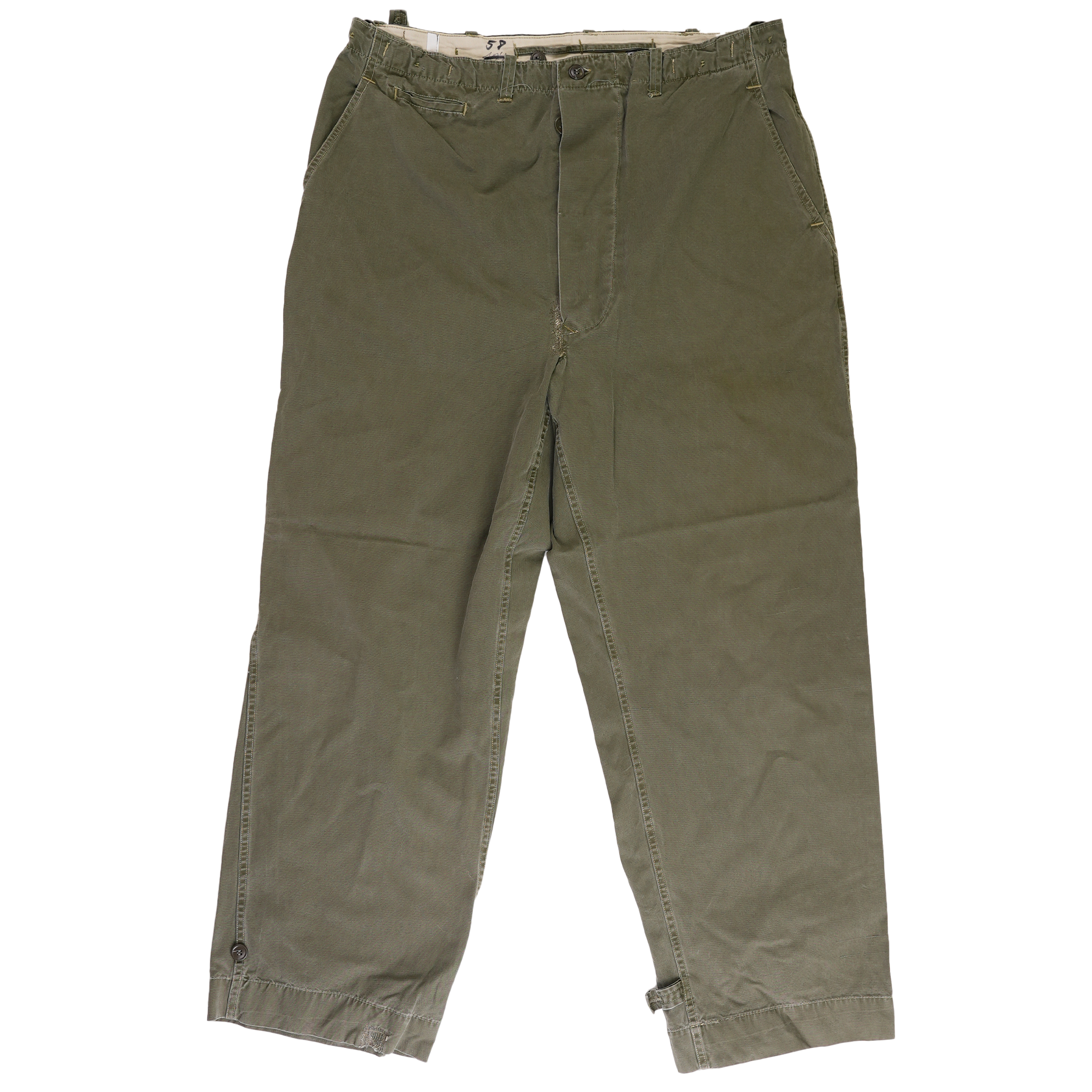 Grade 2 Norwegian Army M1943 Cotton Sateen Field Pants
