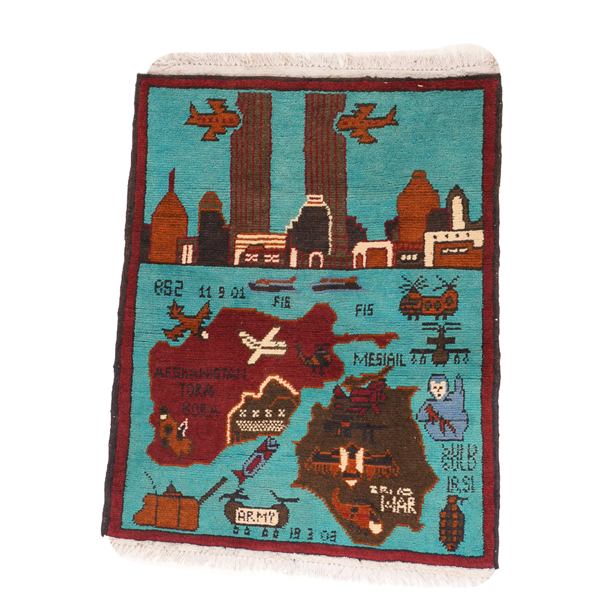 9/11 Tora Bora Invasion Afghan Rug