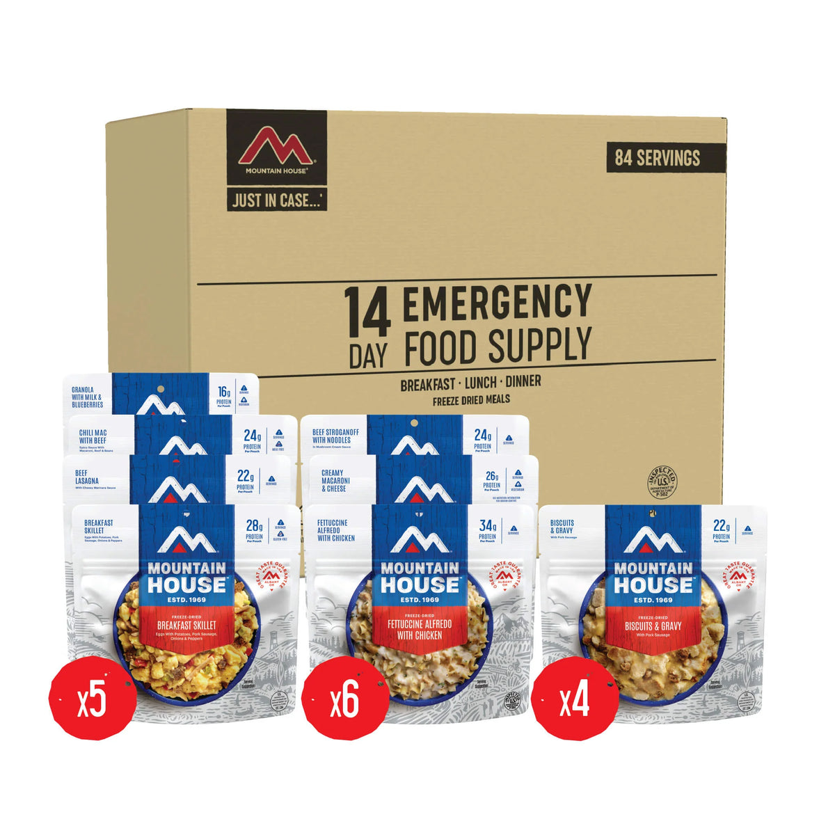 Mountain House 14-Day Emergency Meal Kit