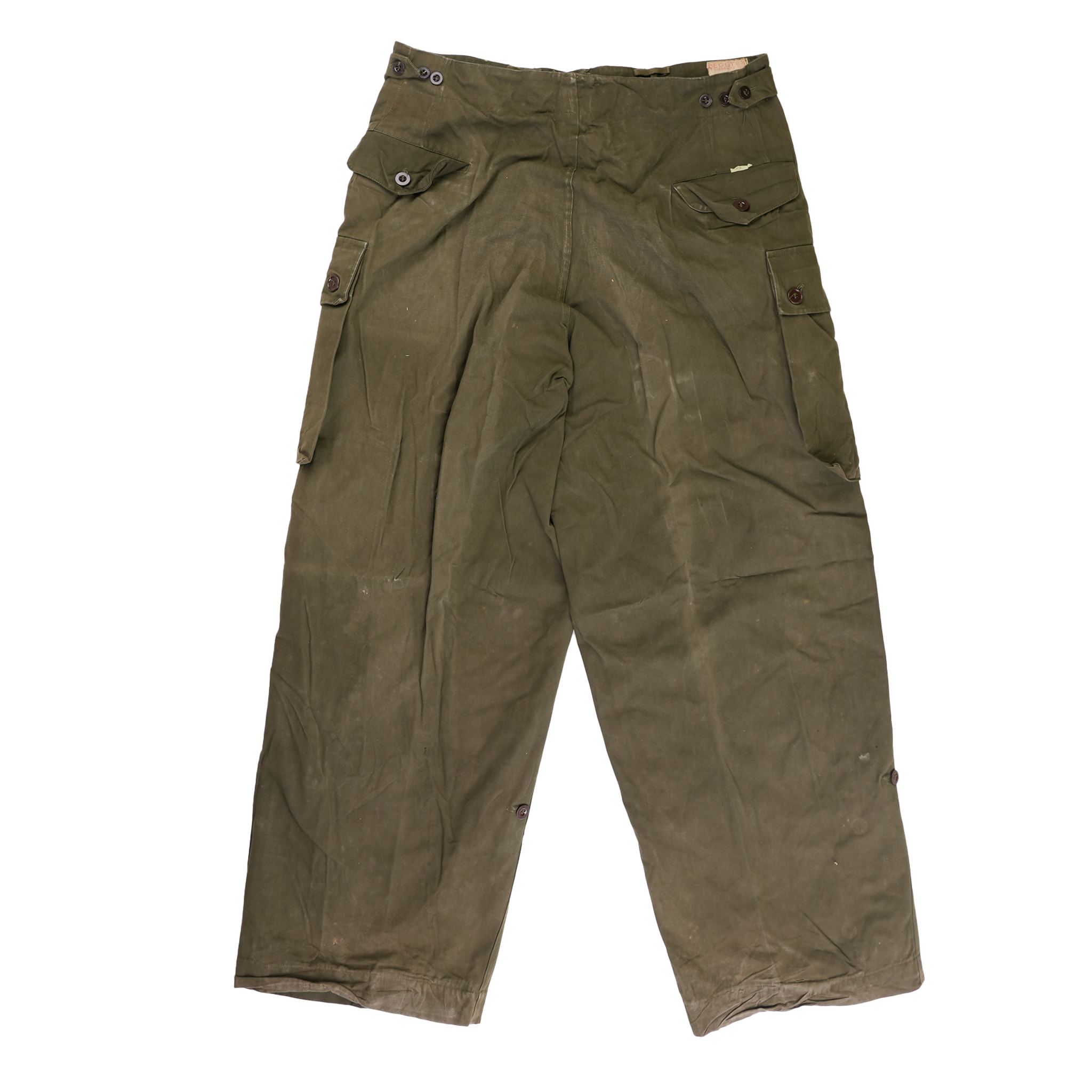 Vintage Dutch Canvas Fatigue Pants