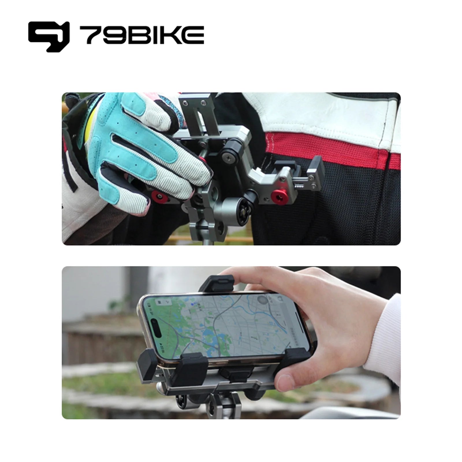 Billet Aluminum Bike Phone Mount
