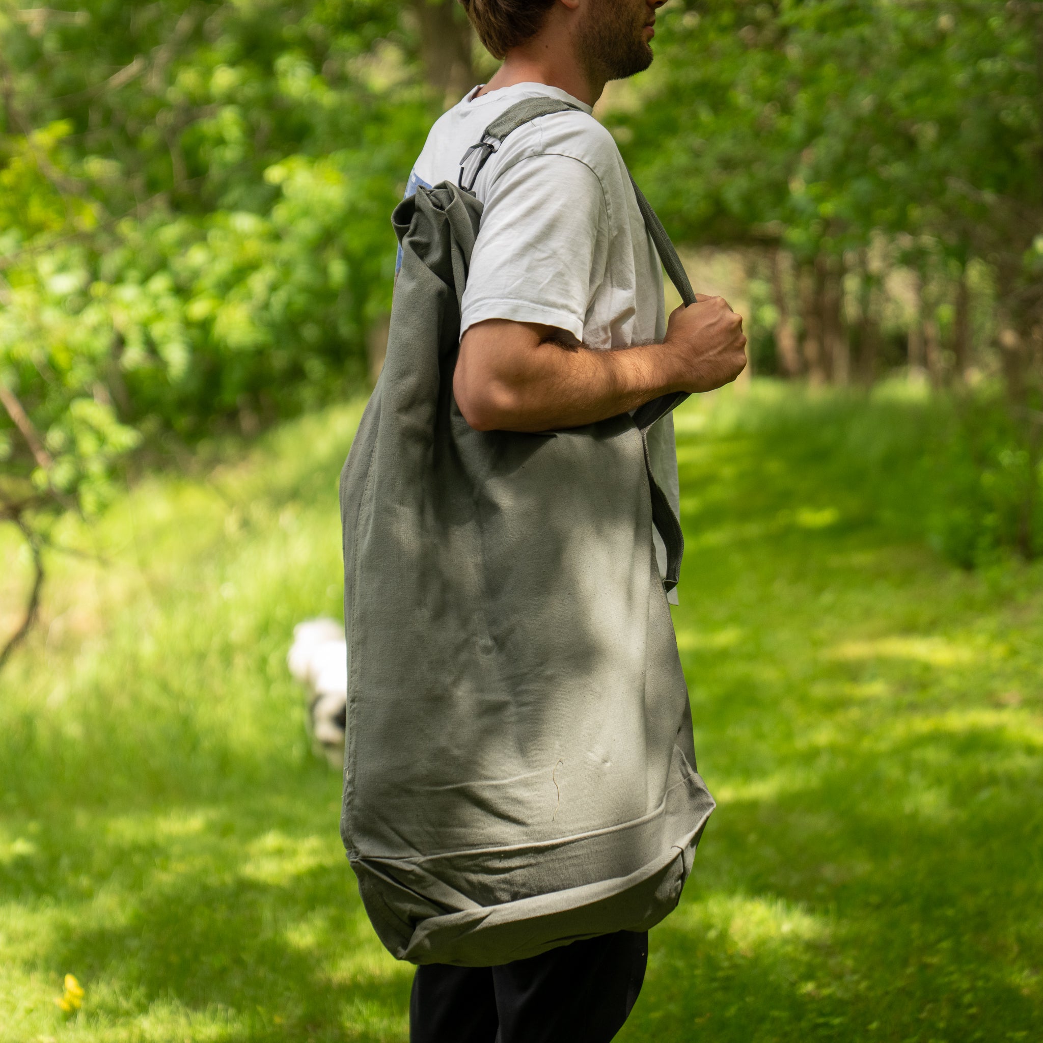 Greek Cotton Duffle Bag