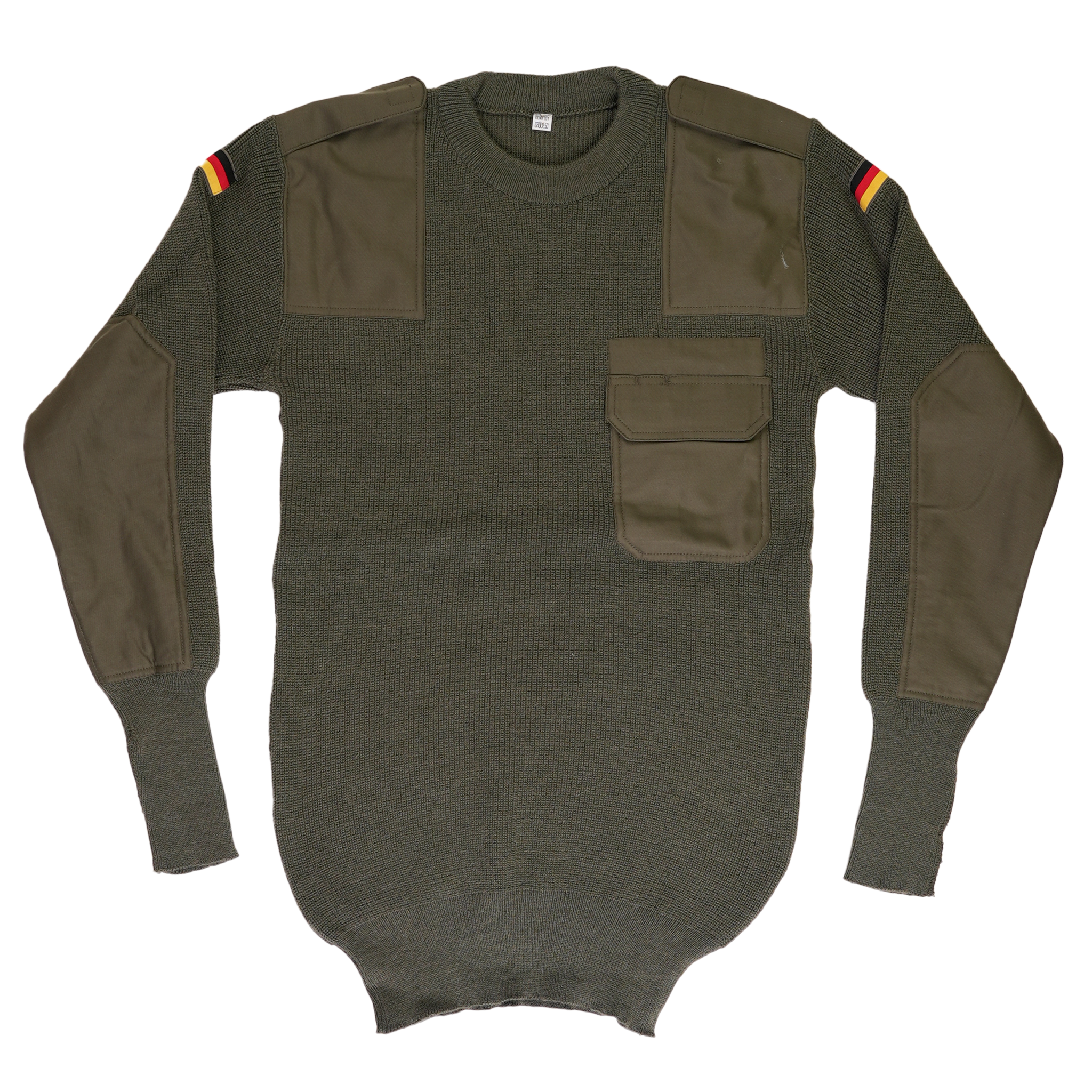 Issued German OD Green Commando Pullover Sweater