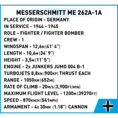 COBI Messerschmitt ME 262A-1A: Set #5721