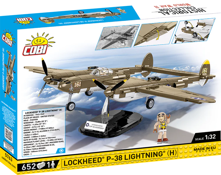 COBI Lockheed P-38 Lightning (H) Fighter : Set #5763
