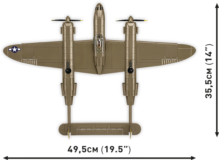 COBI Lockheed P-38 Lightning (H) Fighter : Set #5763