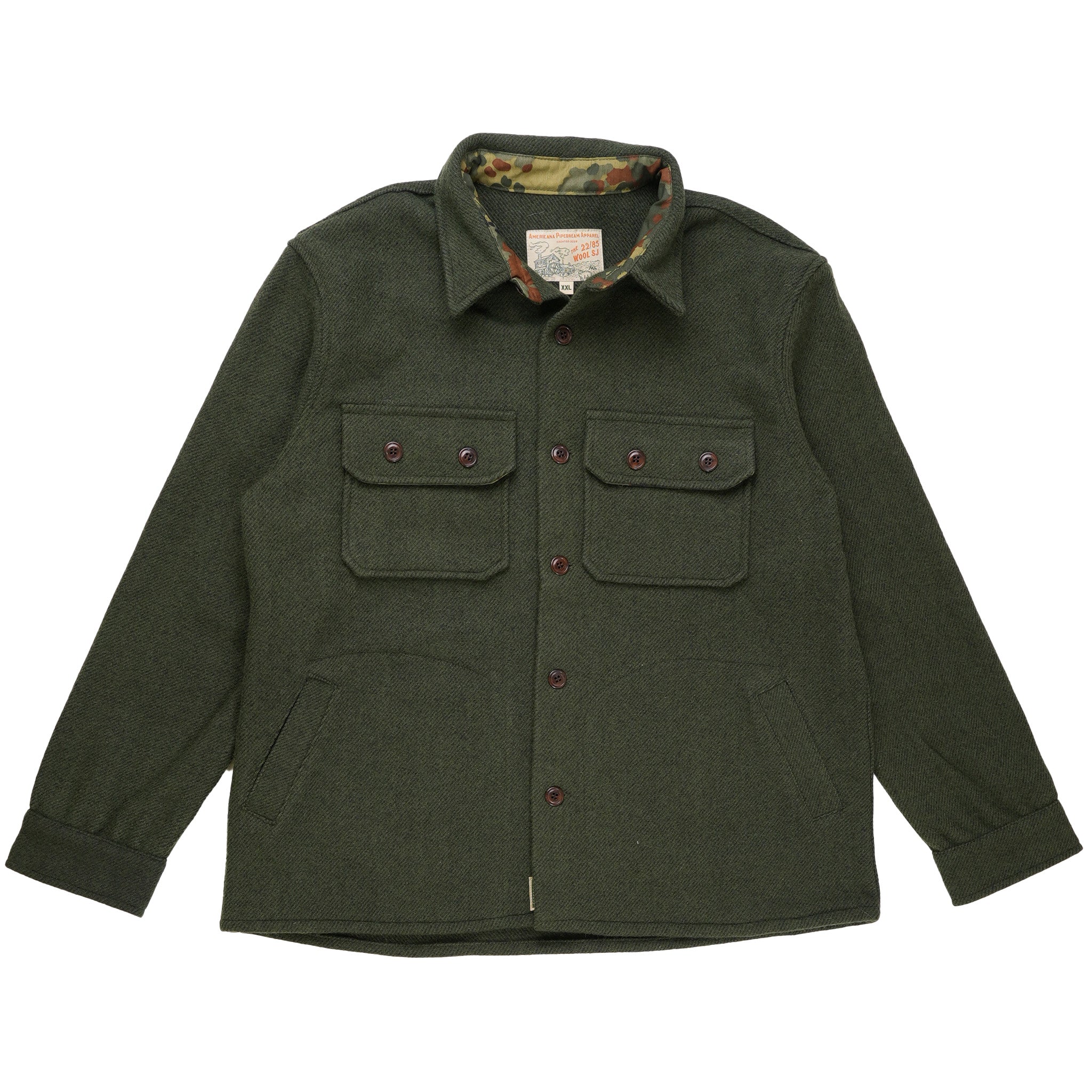 The 22/85 Wool Shirt Jacket – Americana Pipedream Apparel