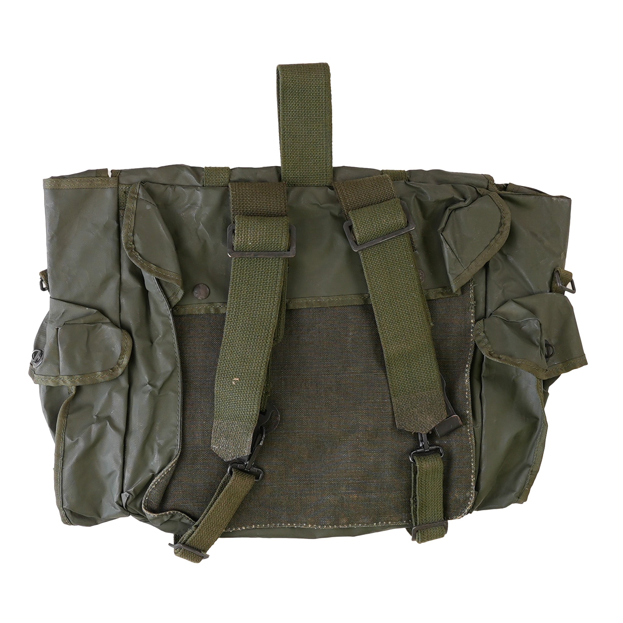 Issued Belgian OD Small Vinyl Rucksack