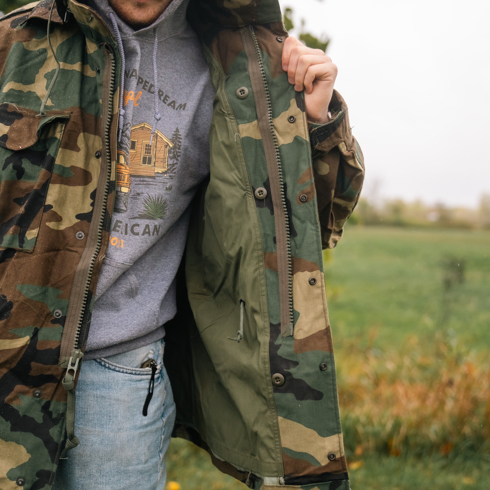 Issued M81 Woodland M65 Field Jacket