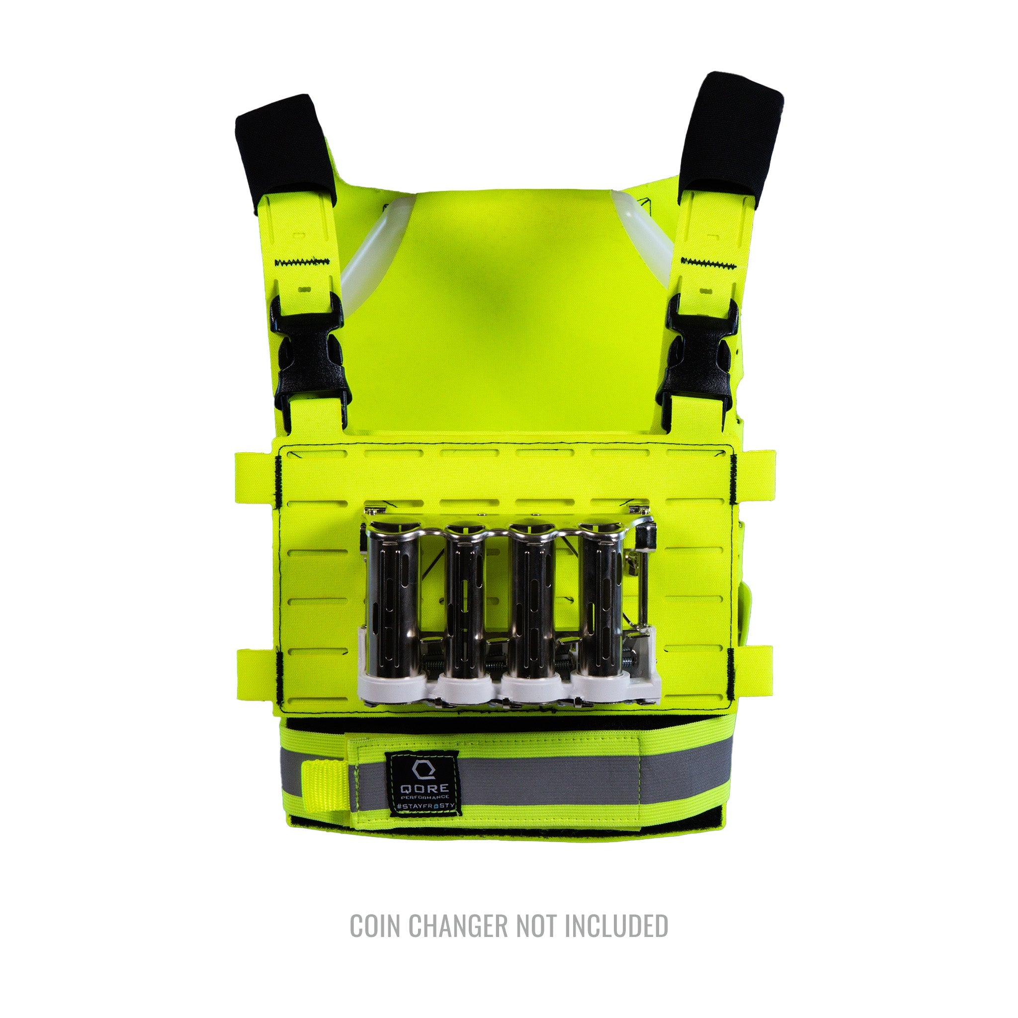 ICEPLATE® CashVest™ (QSR/Drive-Thru Specific Cooling, Heating and Hydration Safety Vest with 360° Reflective)