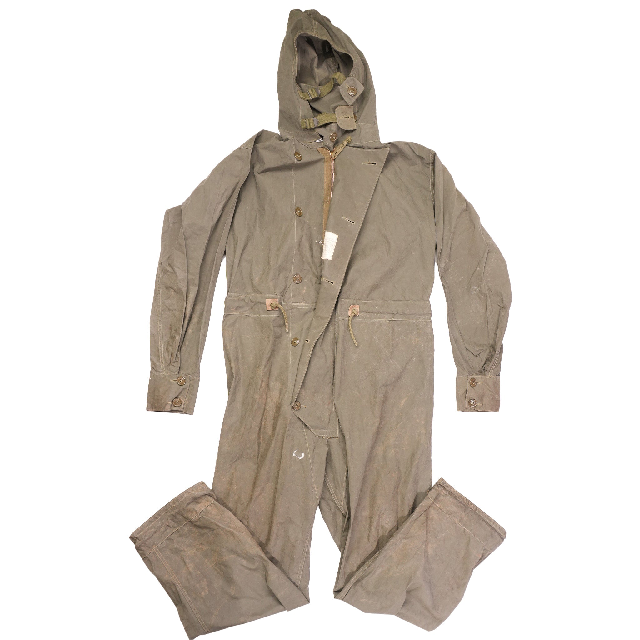 johnbull WWⅡ COVERALL Vintage WWII-era Impermeable Coverall – Americana Pipedream Apparel