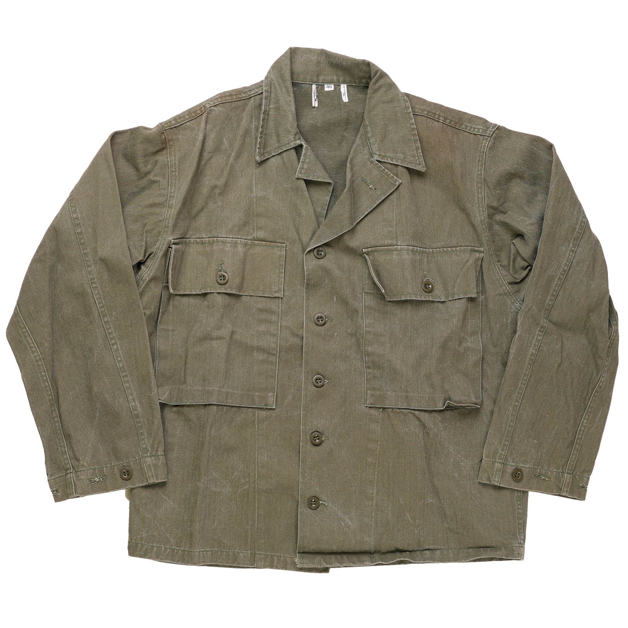 Issued "Cuban" HBT Field Shirt