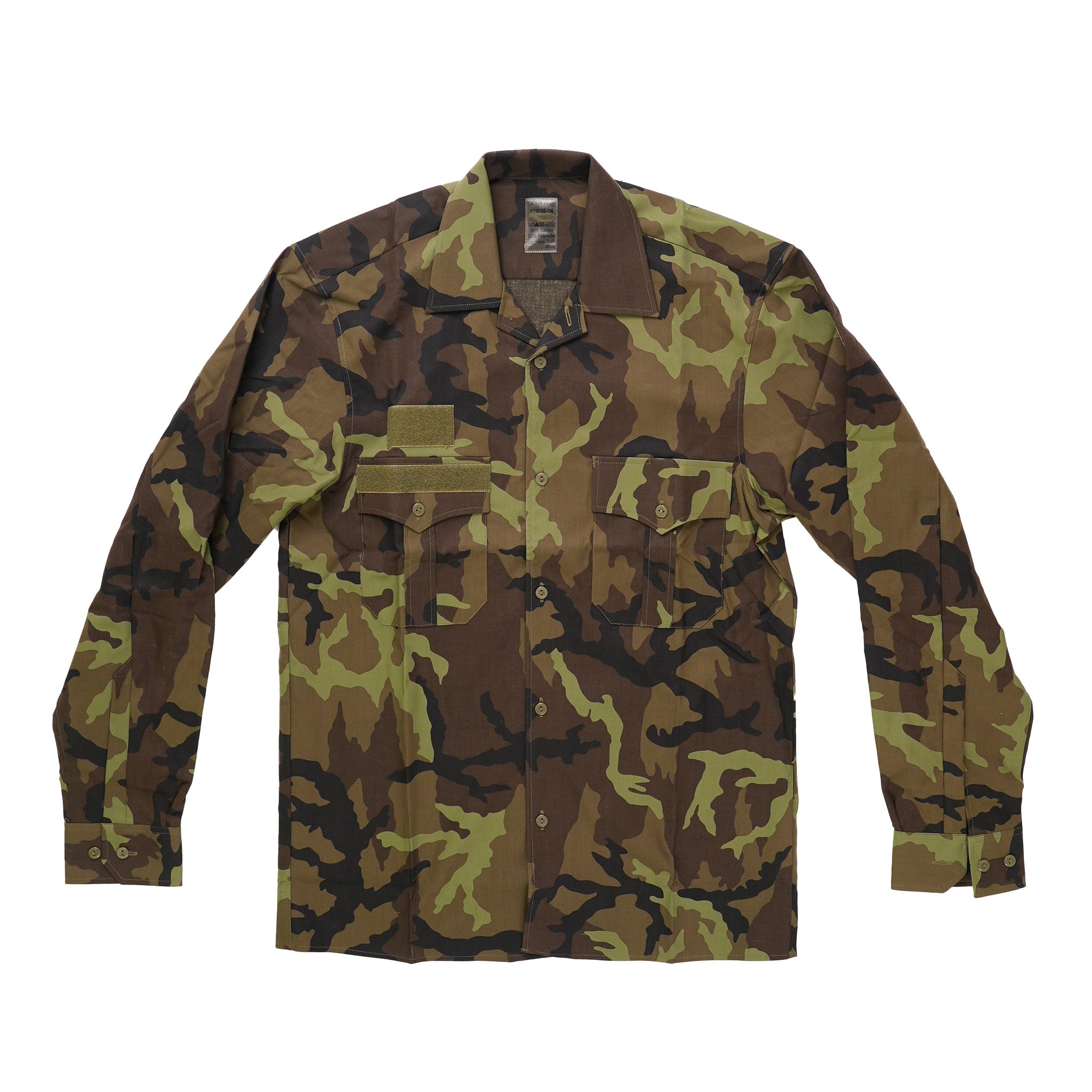 Issued Czech Vz. 95 "Leaf" Camouflage Field Shirt