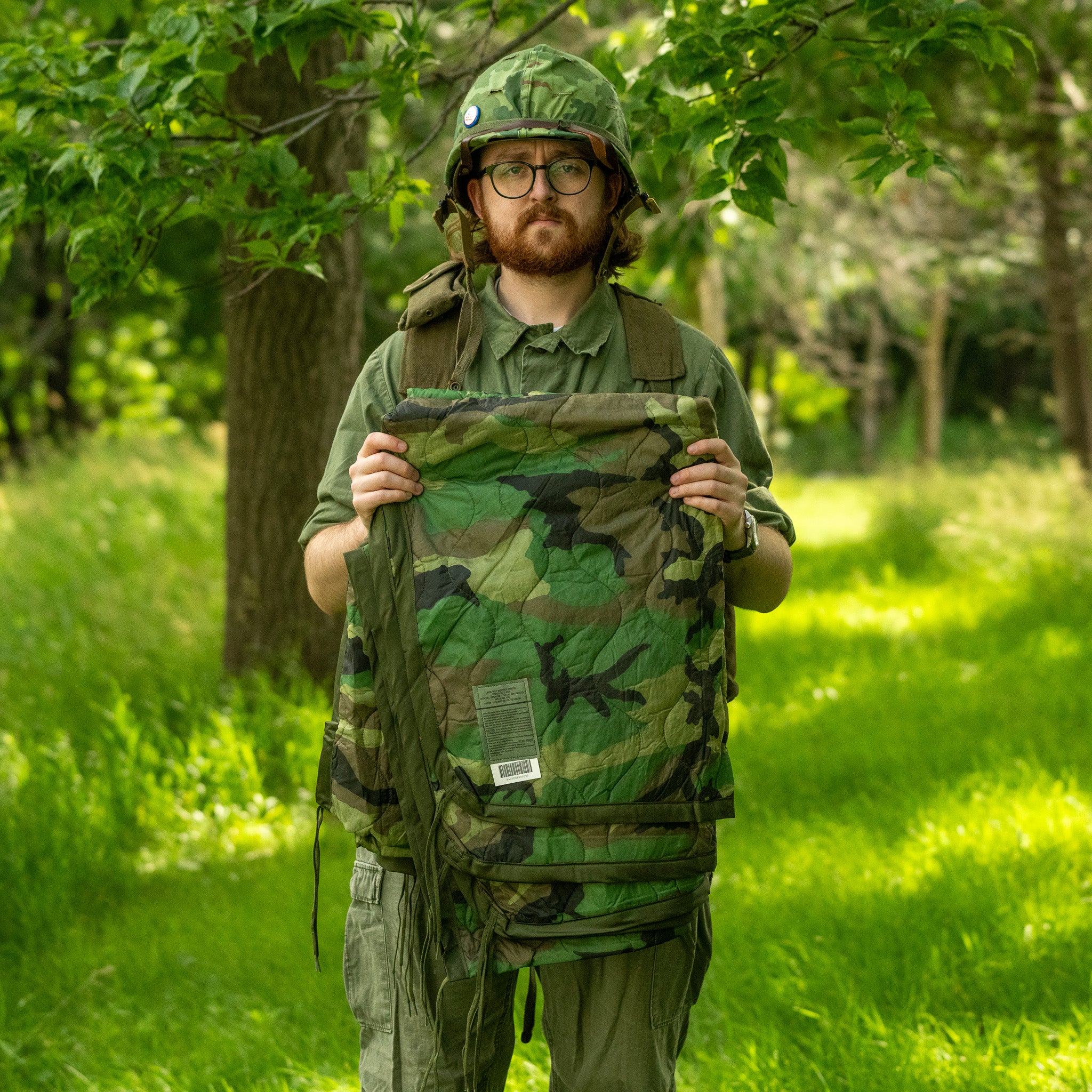 Unissued USGI M81 Woodland Poncho Liner/Woobie