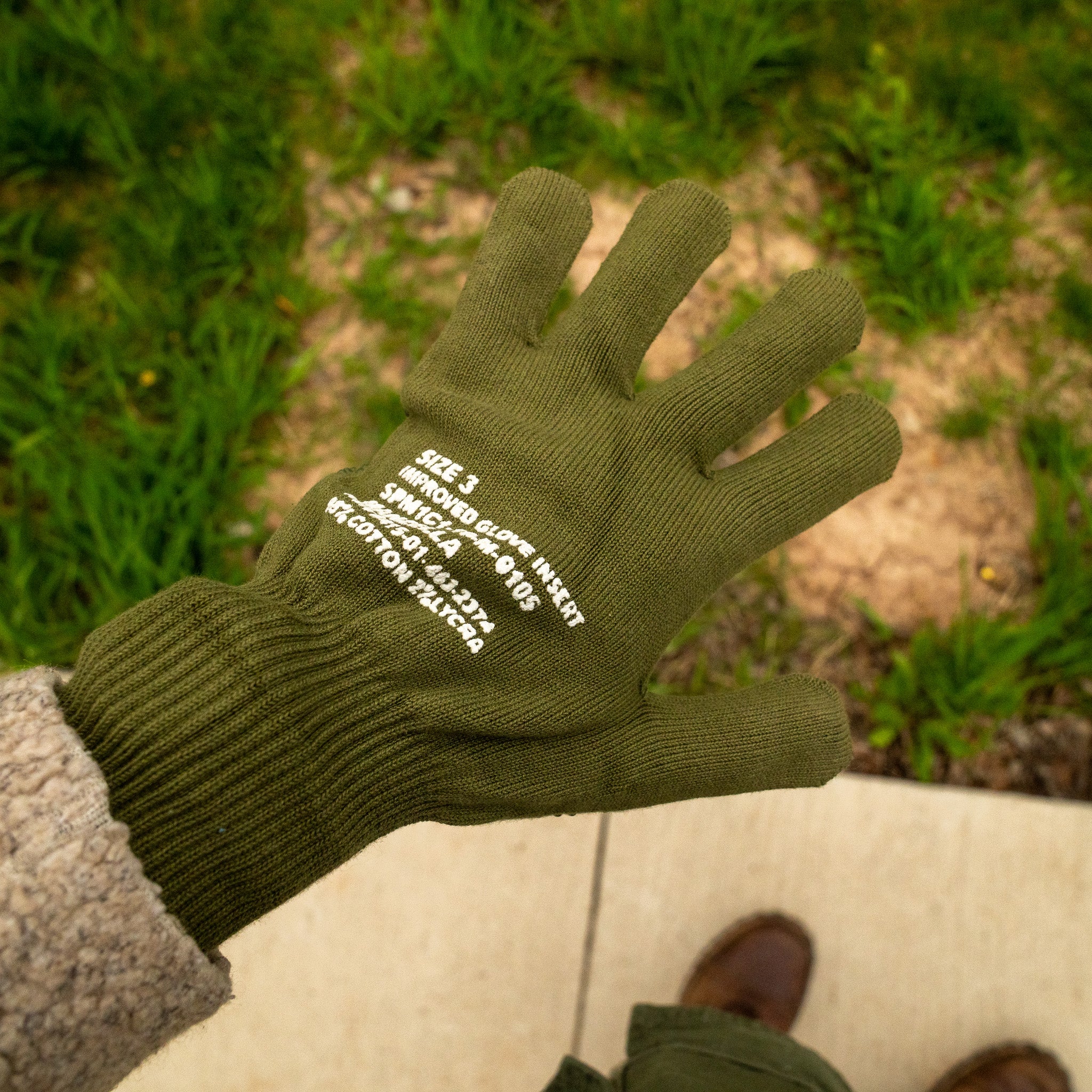 Issued USMC Grip Dot Gloves
