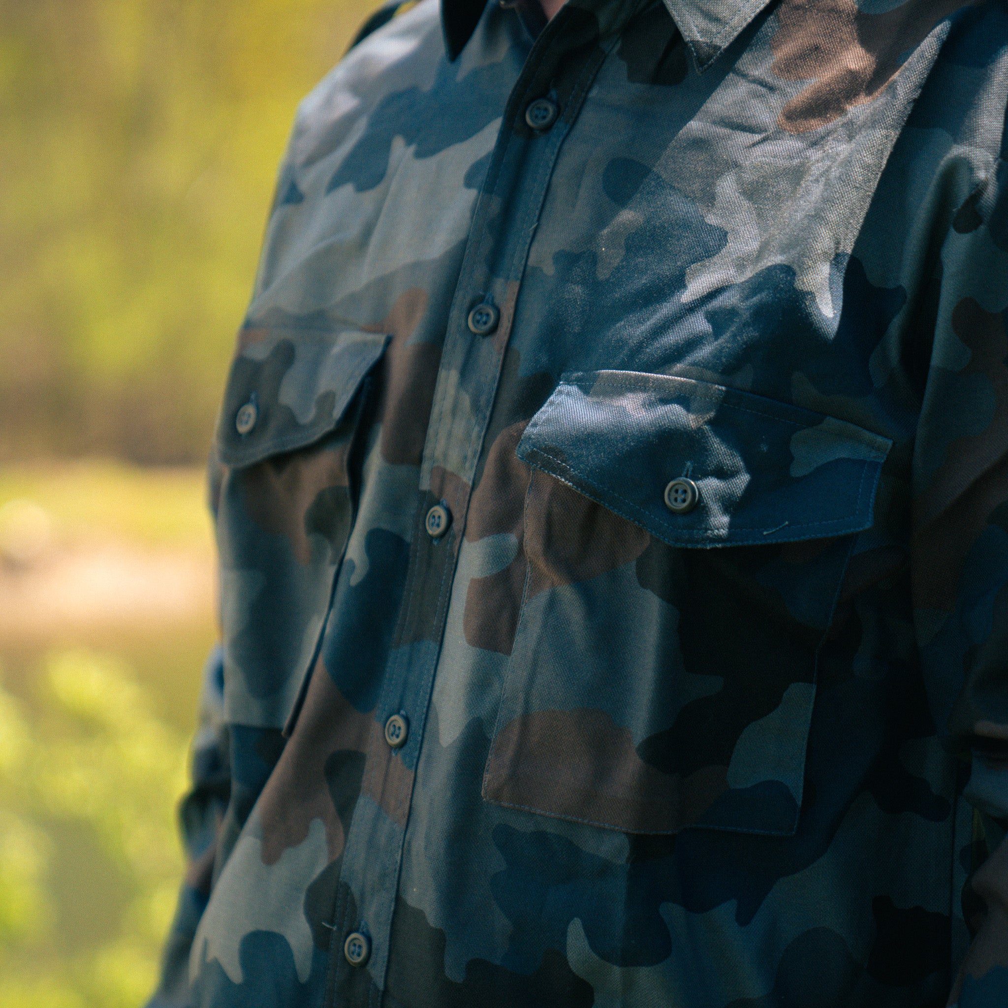 Unissued Serbian Milicijia Blue M89 Field Shirt