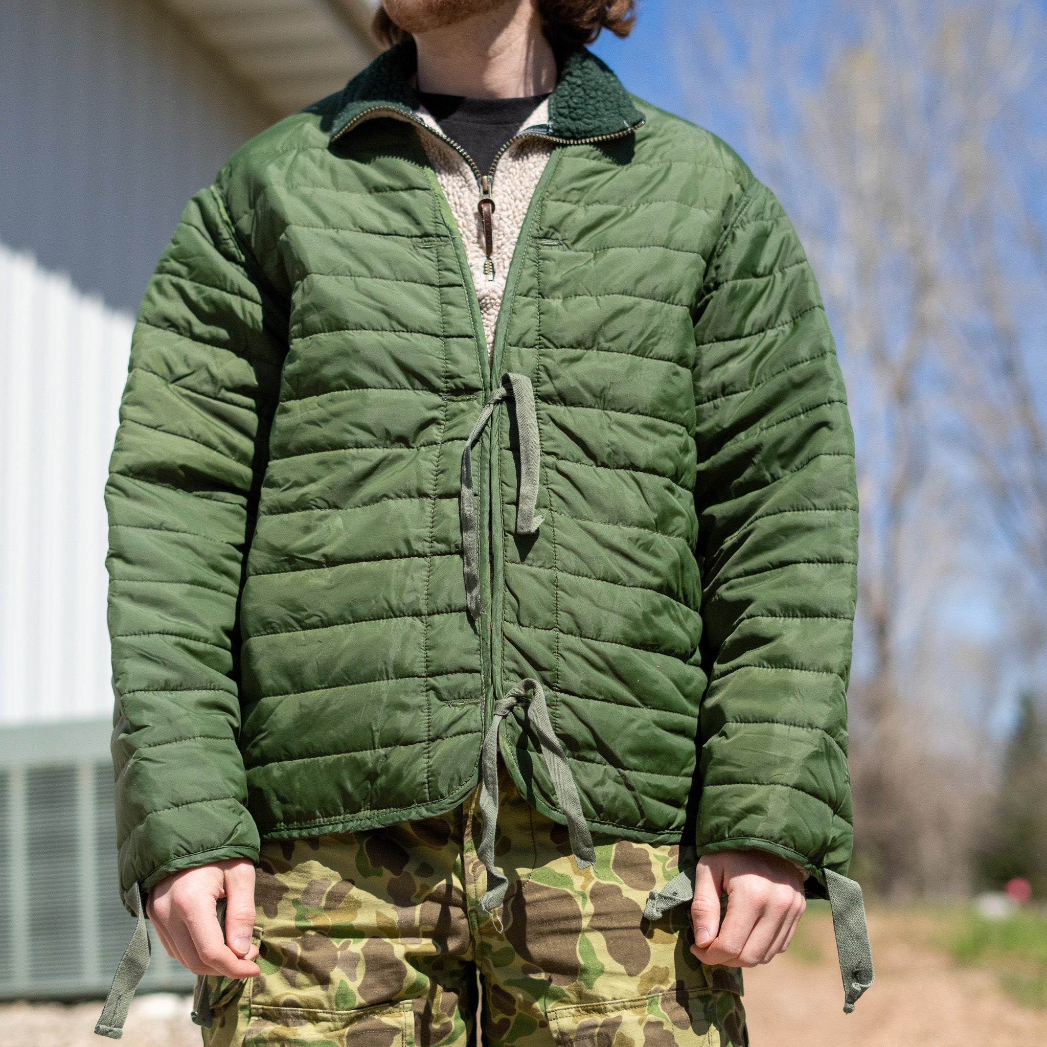 Issued Greek M-65 Jacket Liner (Smoker's Jacket)