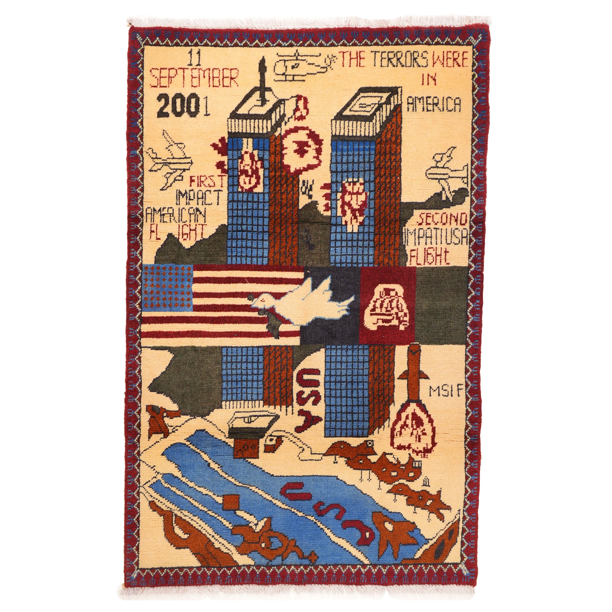 Afghan 9/11 Peace Rug