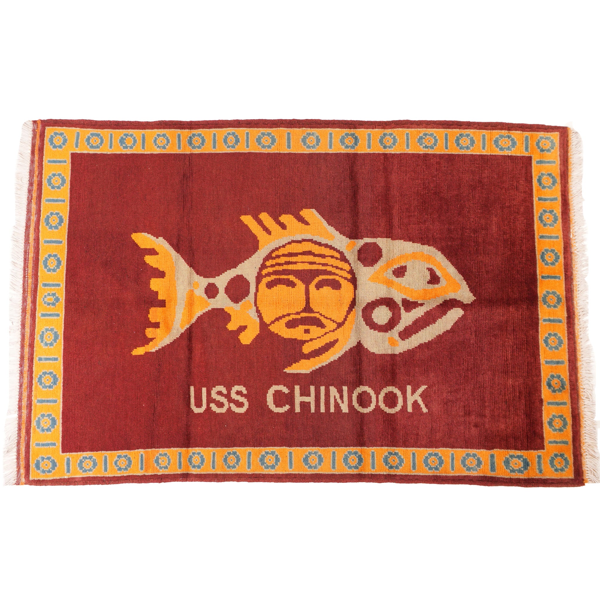 USS Chinook Afghan Rug