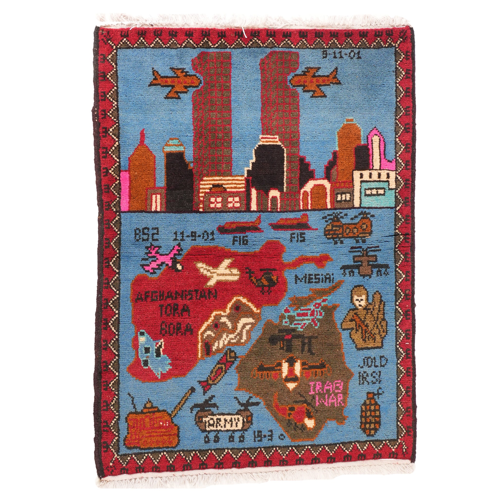 9/11 Tora Bora Invasion Afghan Rug