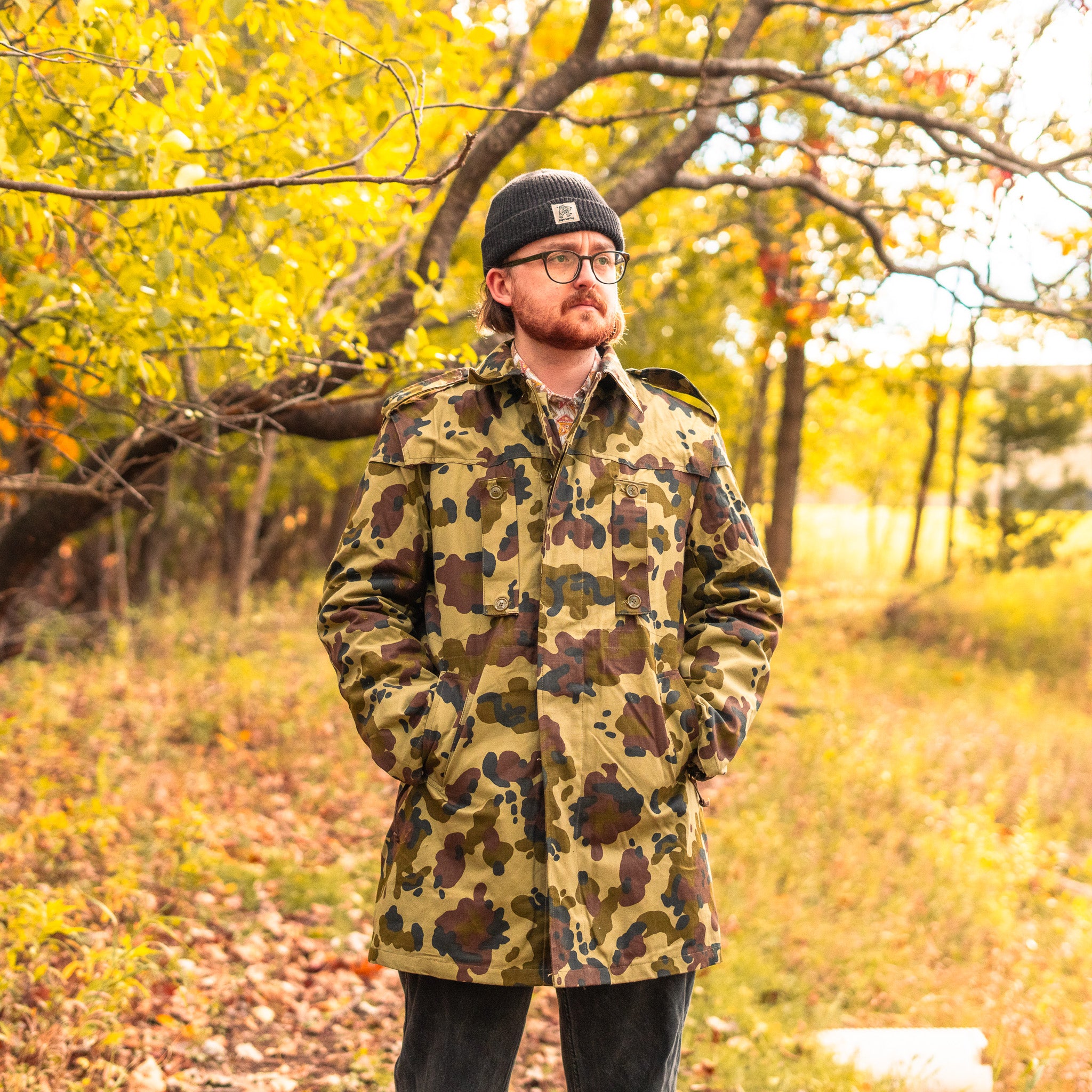 Issued Romanian M1994 Fleck Camouflage Parka w/Liner