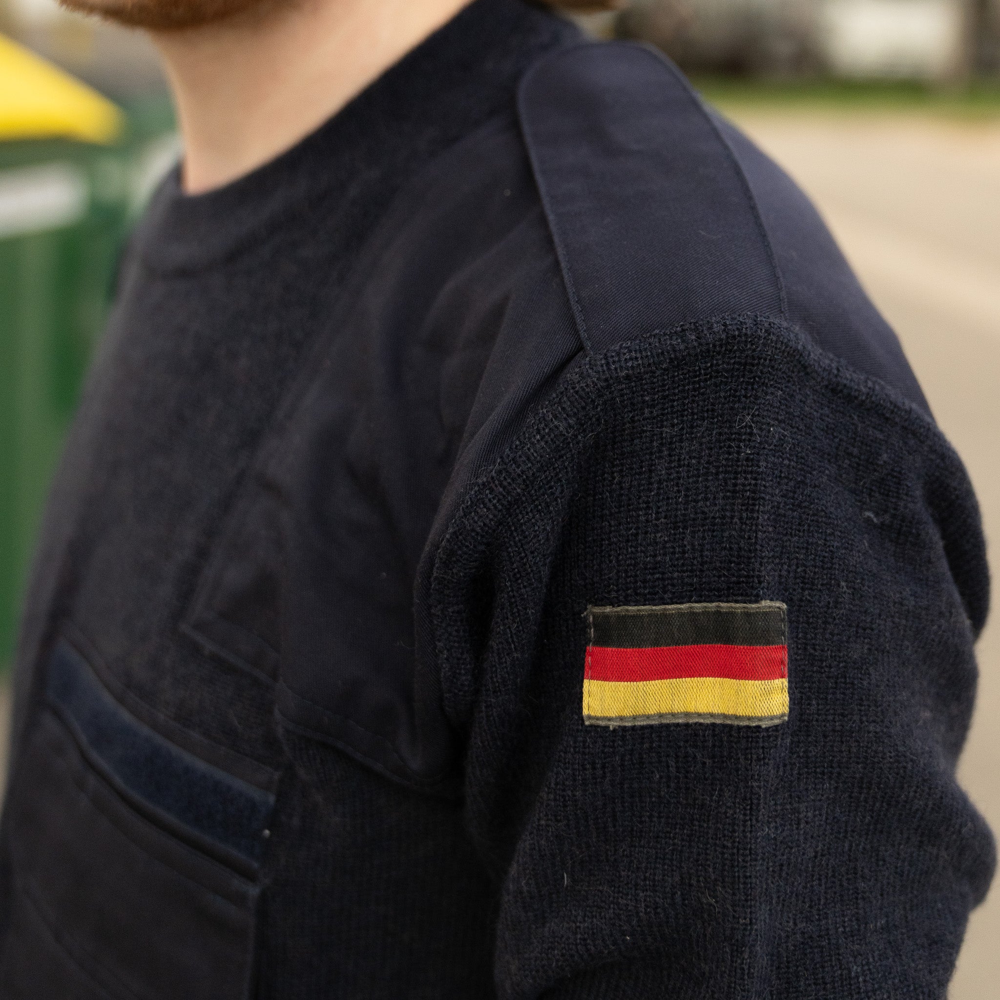 Issued German Blue Commando Sweater