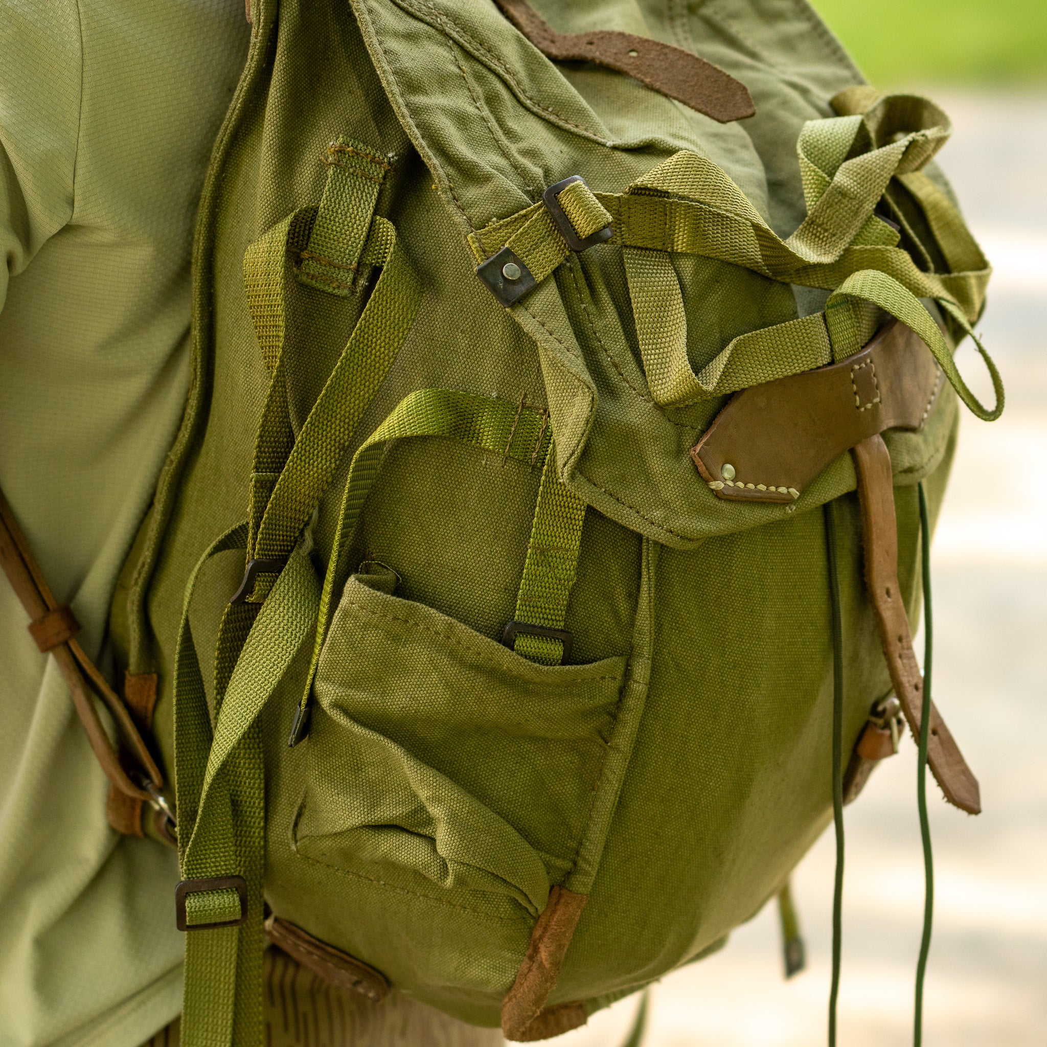 Issued Romanian Canvas Rucksack