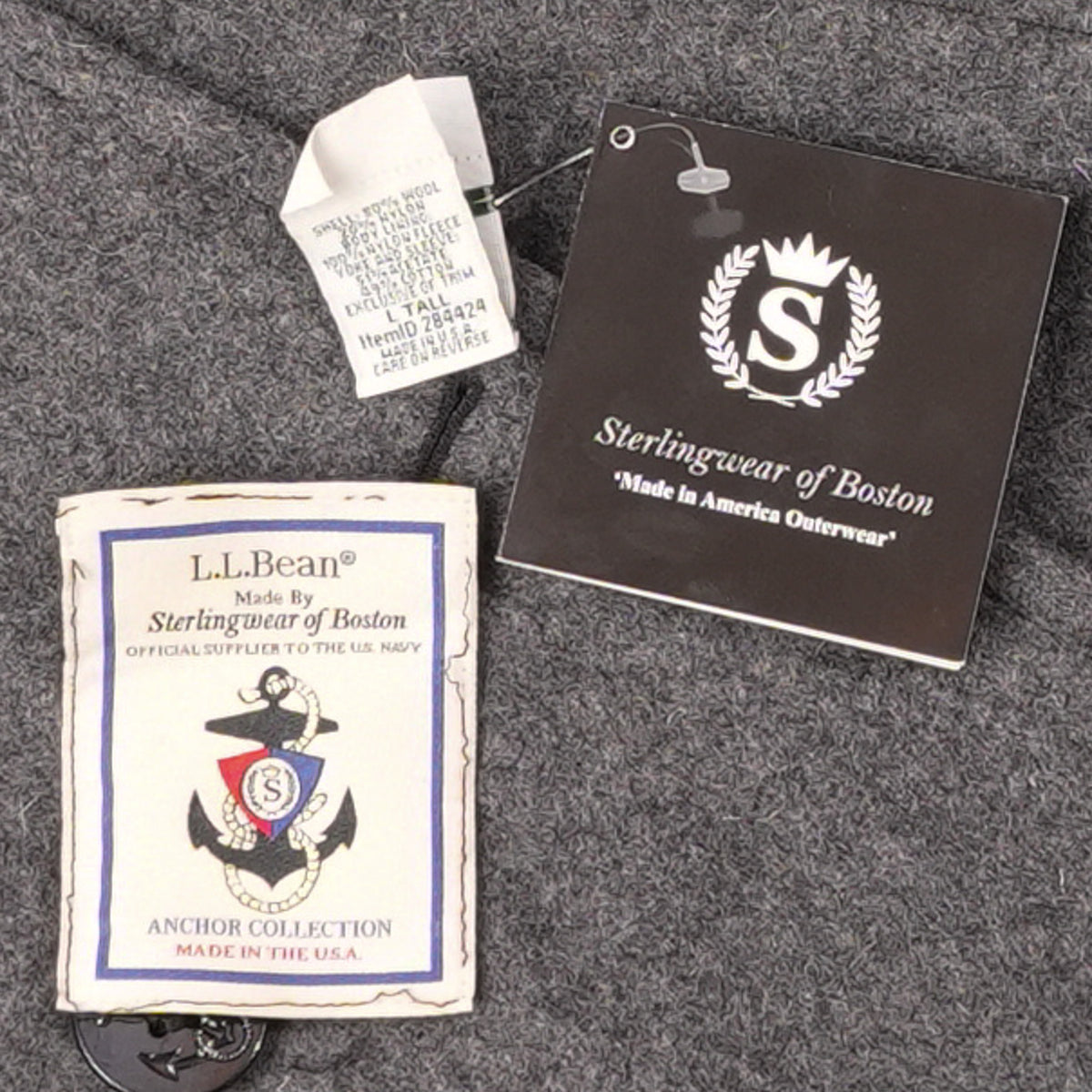 Factory Second LL Bean Wool Peacoat