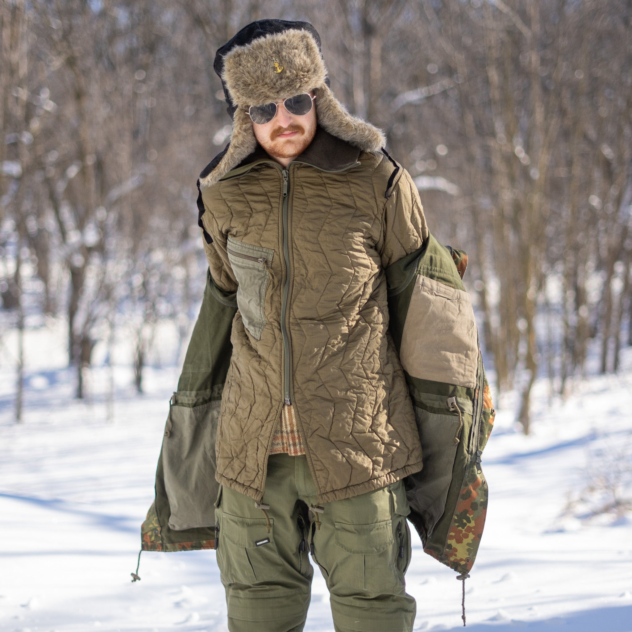 Issued German Bundeswehr Parka Liner