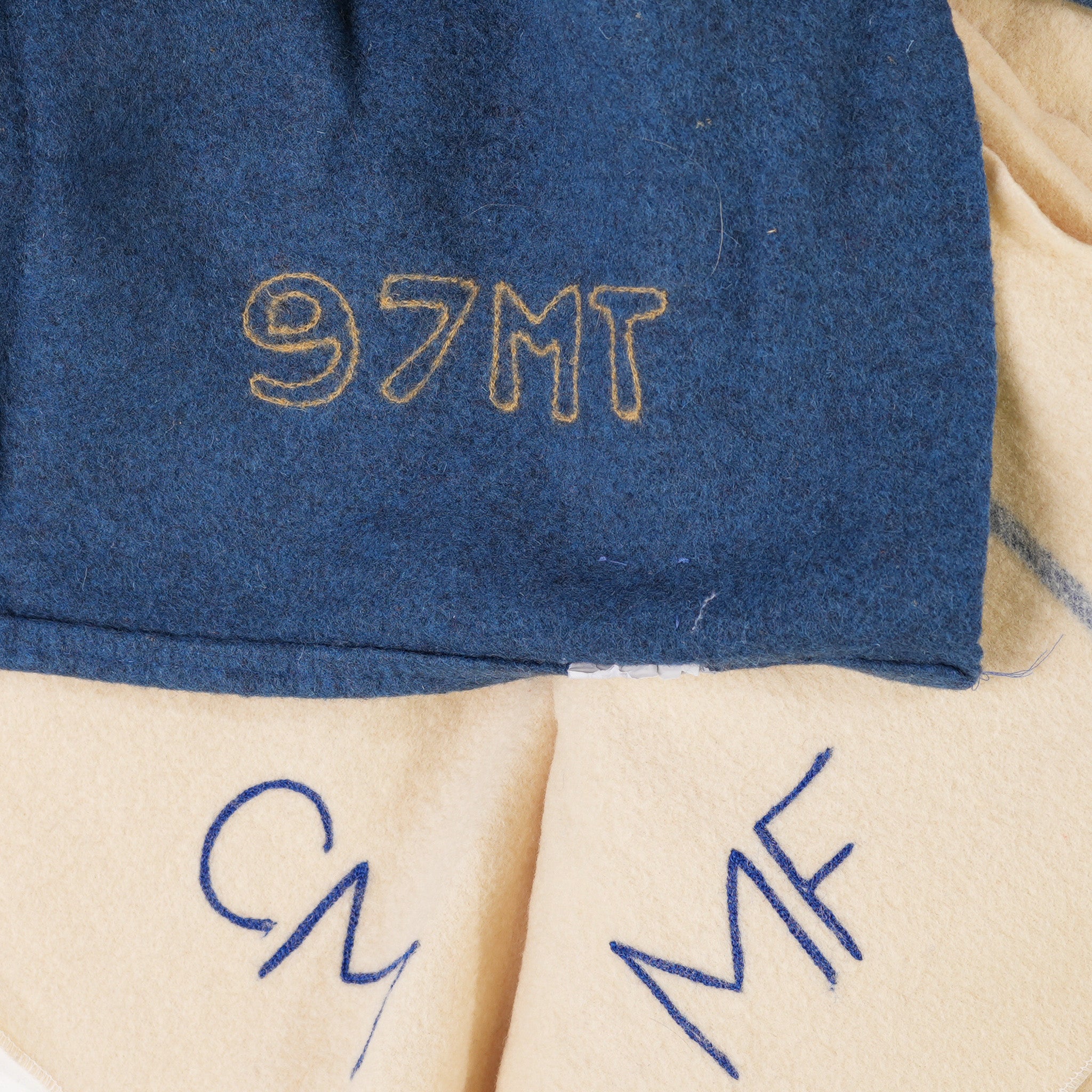 Issued French Navy Wool Blanket