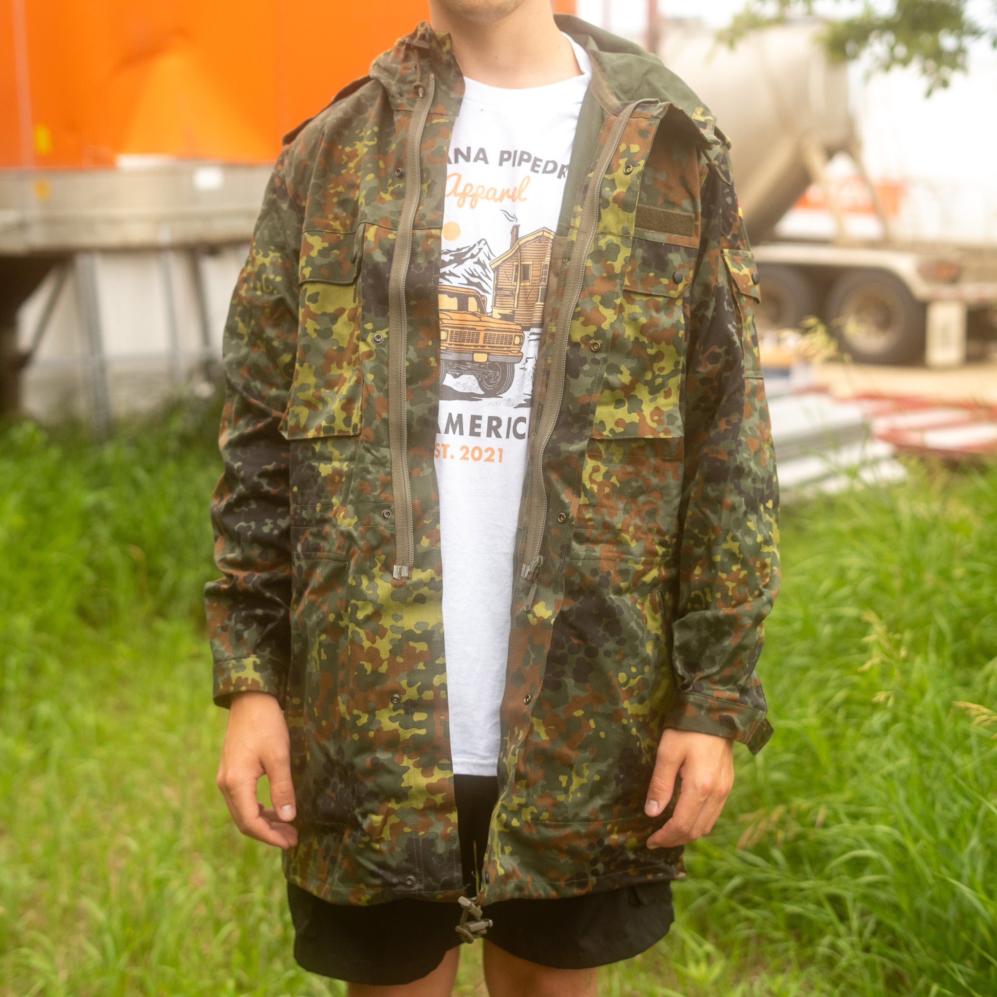 Unissued Bundeswehr Flecktarn Parka