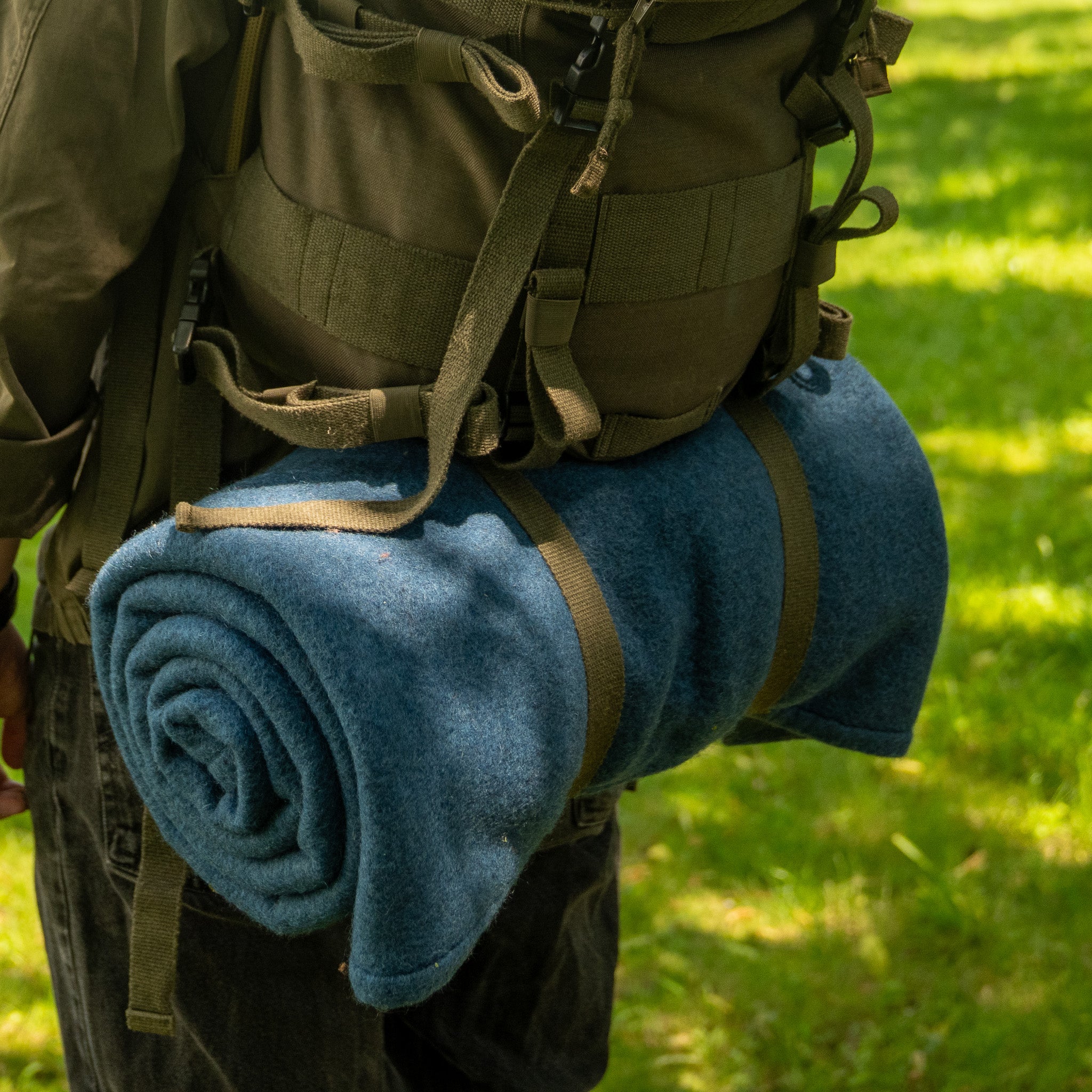 Issued French Navy Wool Blanket
