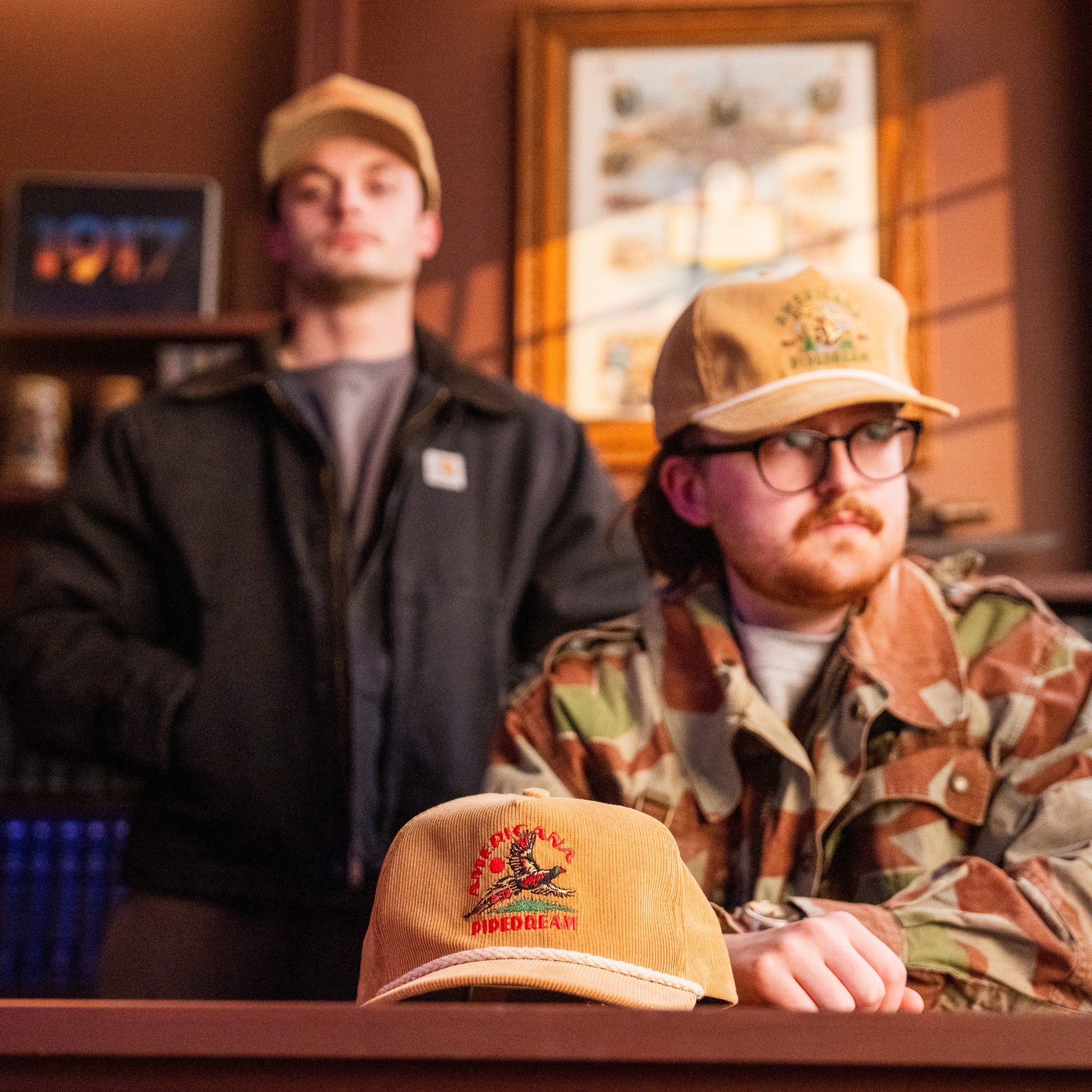 AP Corduroy Snapback Hat