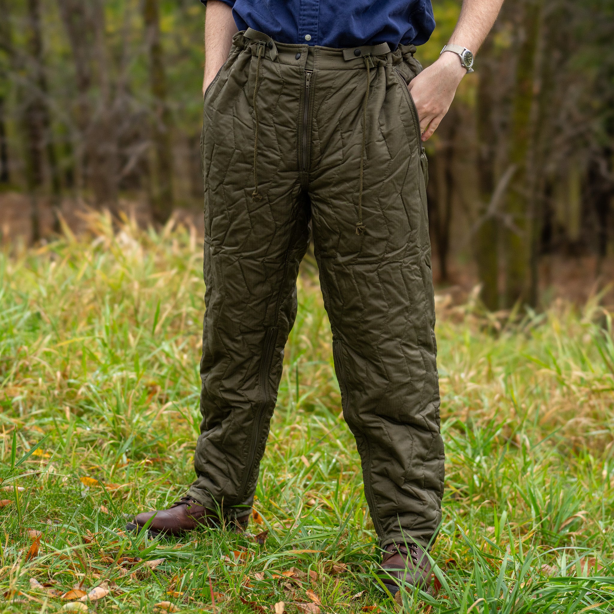 Issued German Bundeswehr Quilted Pant Liner