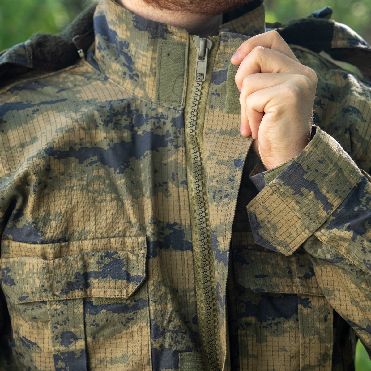 Issued Turkish Air Force Digital Parka w/Fleece Liner