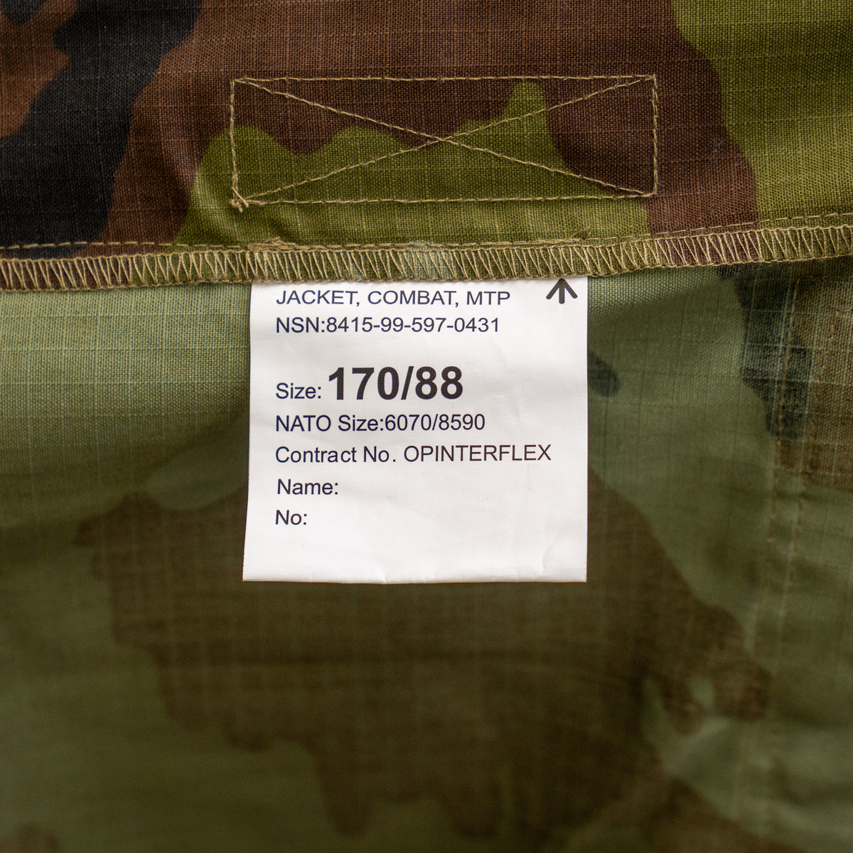 Deadstock Irish DPM "OPINTERFLEX" Field Shirt