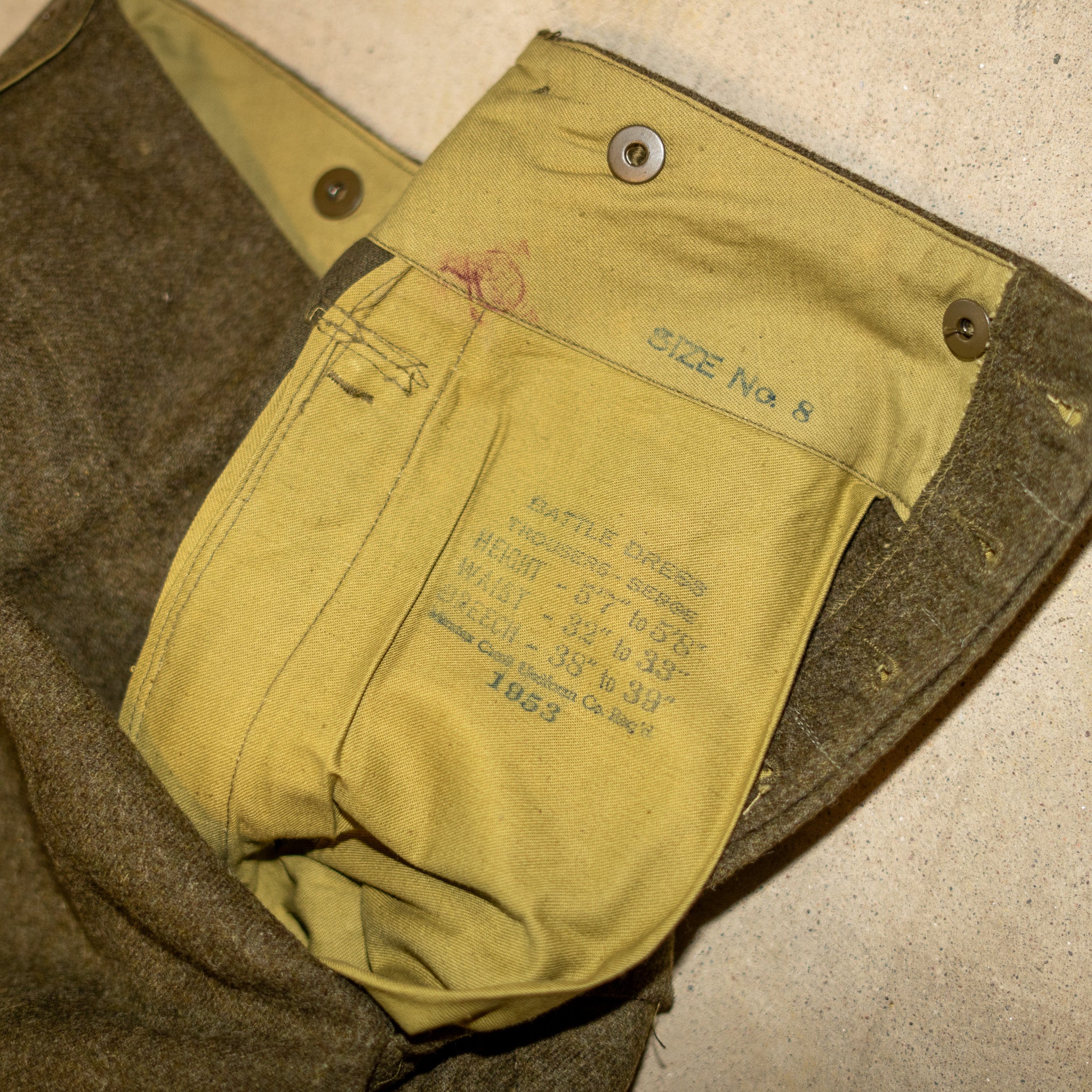 Unissued Canadian Pattern 1949 Battledress Trousers