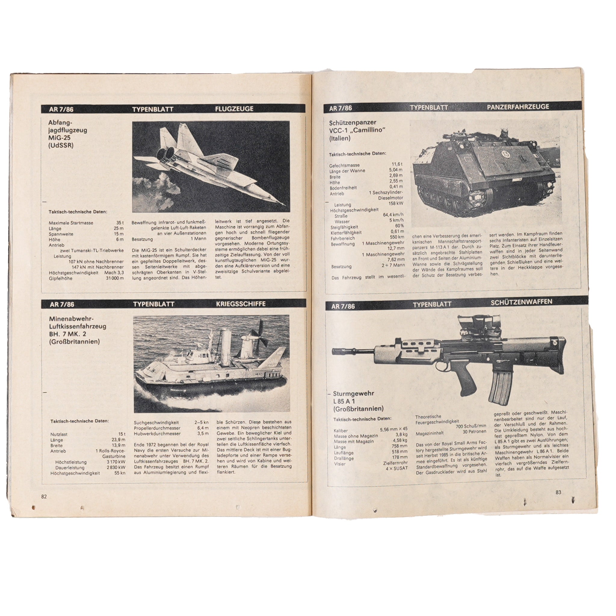 East German Armeerundschau Magazines