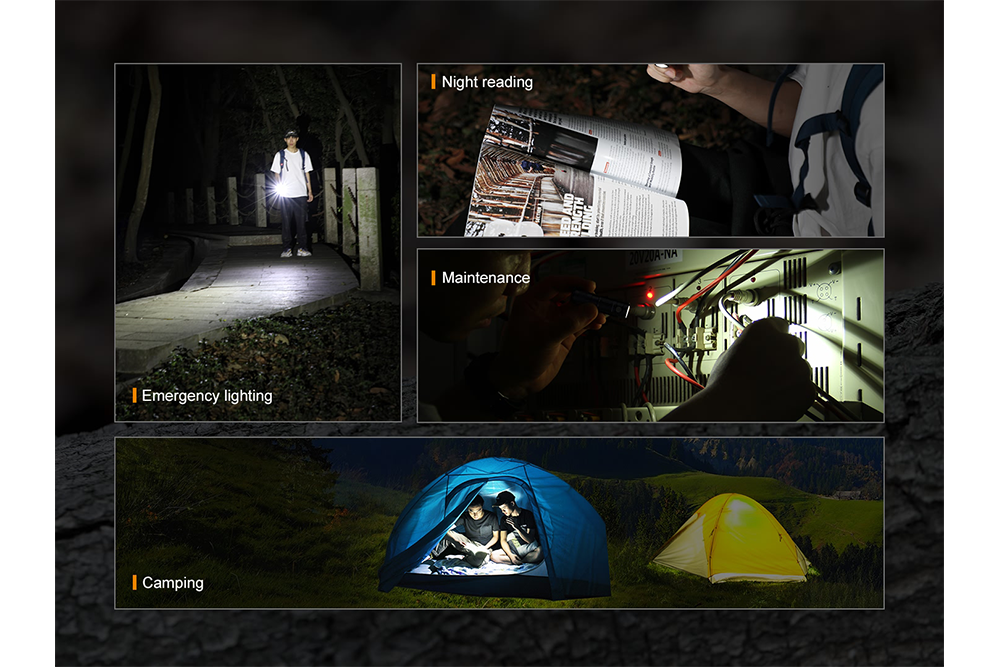 Fenix E09R Rechargeable High-Output Flashlight - 600 Lumens