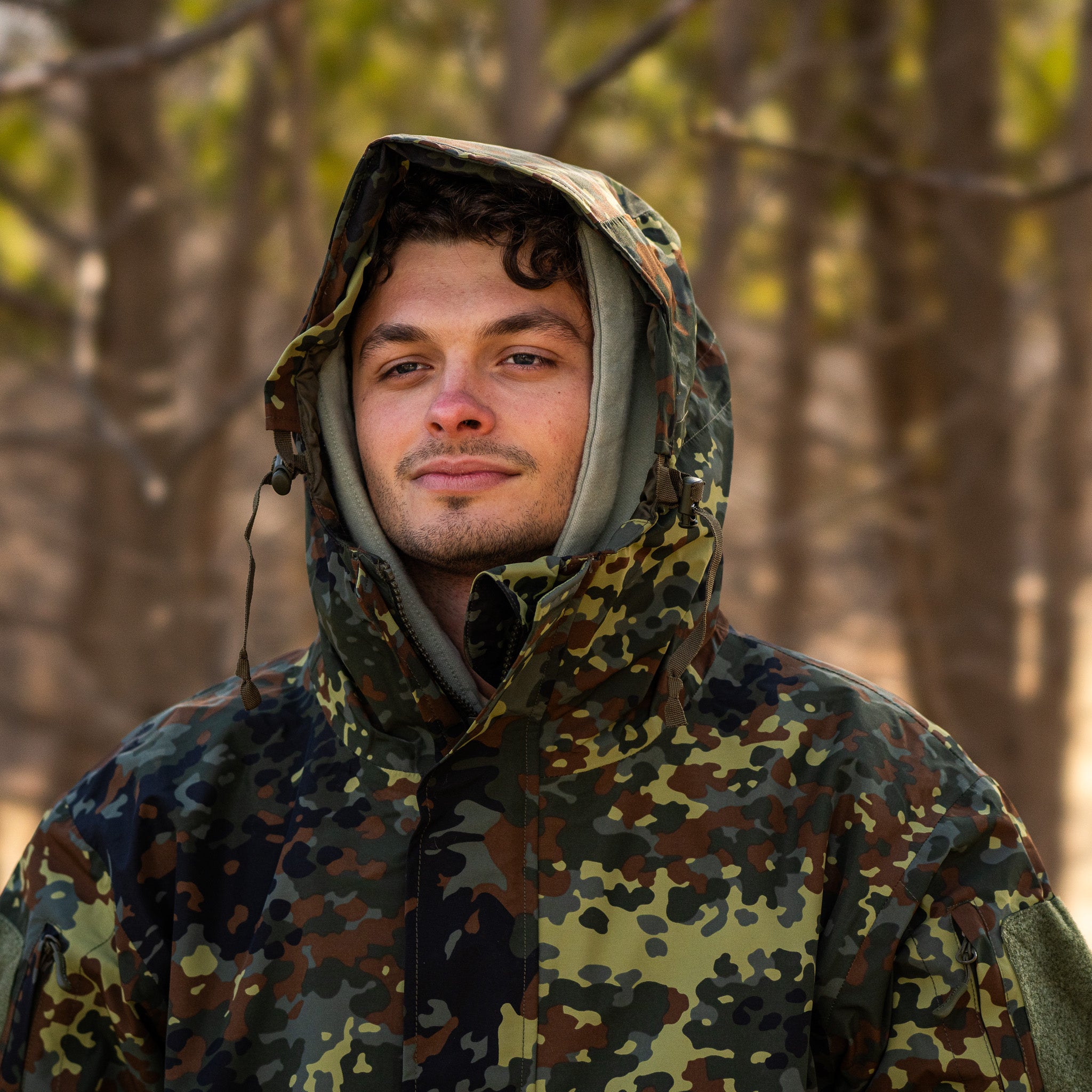 Mil-Tec Flecktarn Gen. II Trilaminate Wet Weather Jacket w/Fleece Liner