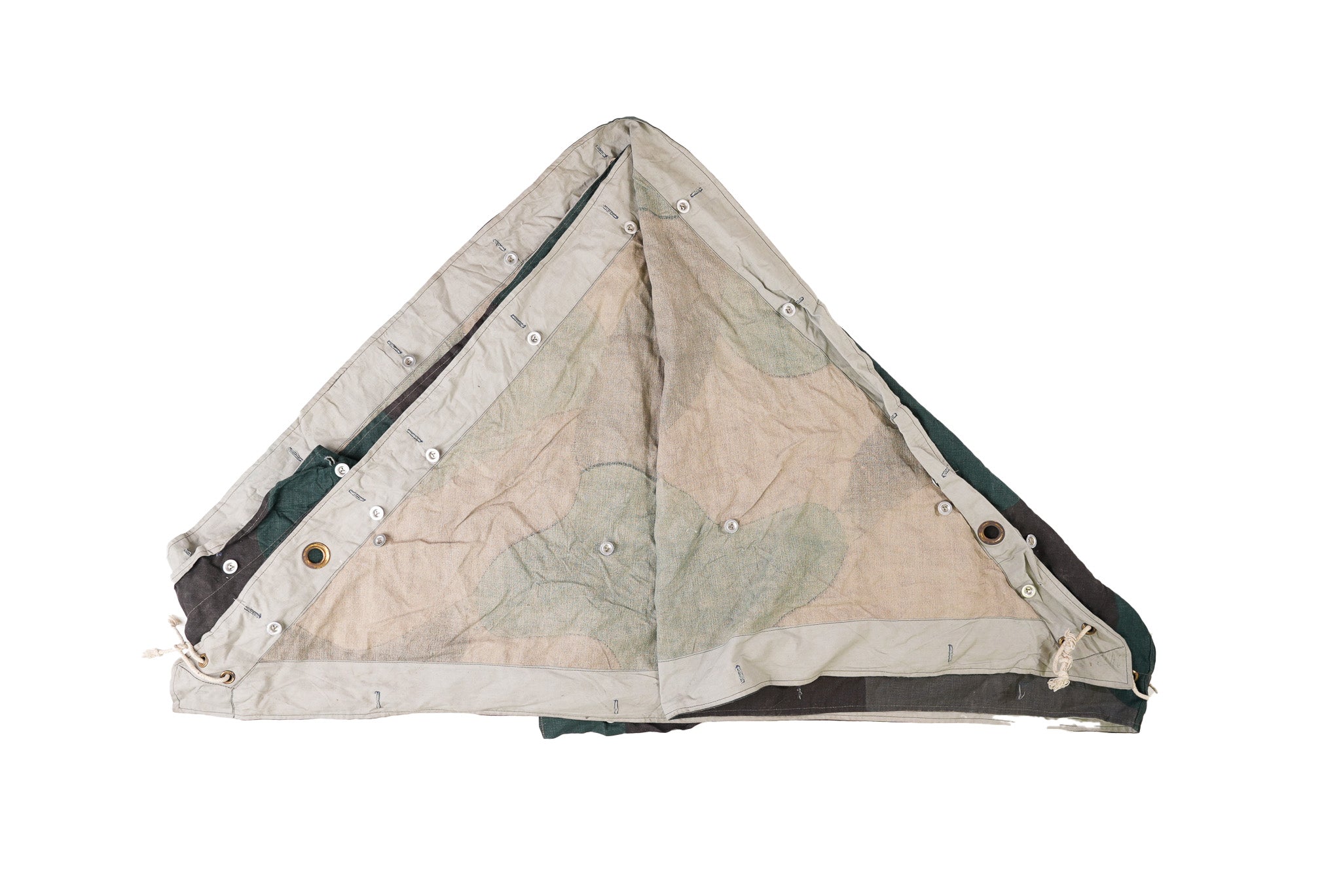 Grade 2 Swedish Four Color "Knäppetält" M39 Poncho/Shelter Half