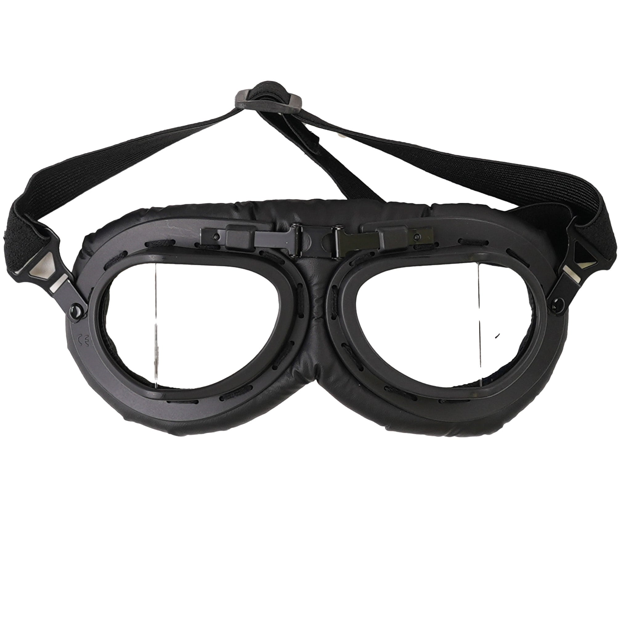 Mil-Tec Repro WWII RAF Aviator Goggles (Matte Black) – Americana