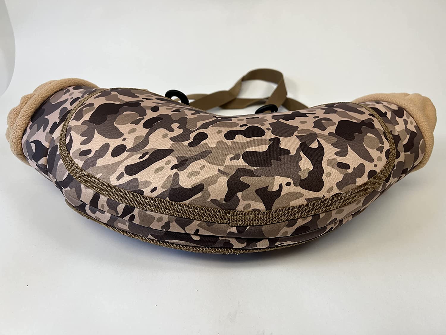 RUGID Hand Warmer Muff - Neoprene Waterproof & Windproof with Waist, Belt Loop or Neck Strap - Mountain Camo