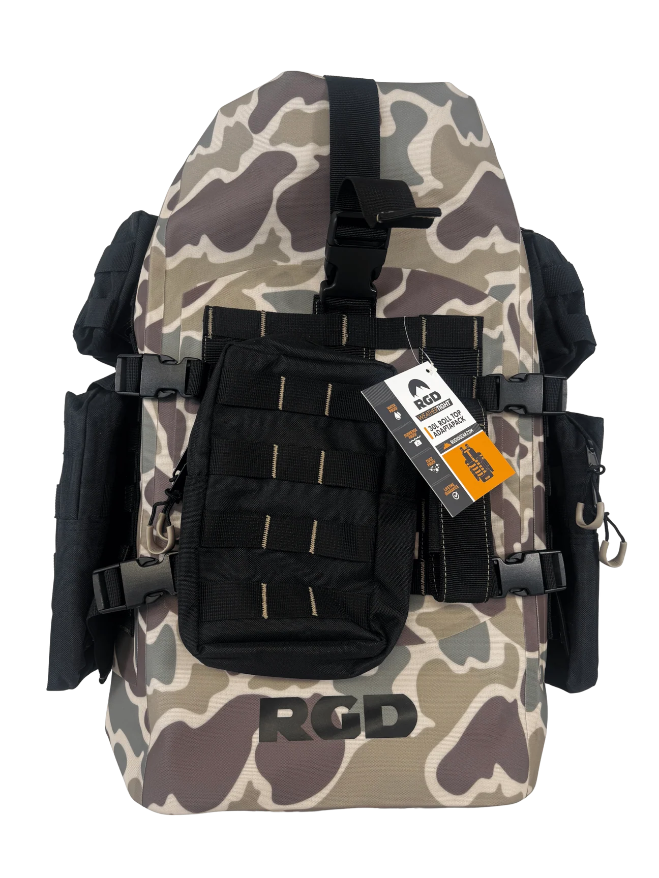 Waterproof Roll Top Bug Out Tactical Survival Backpack