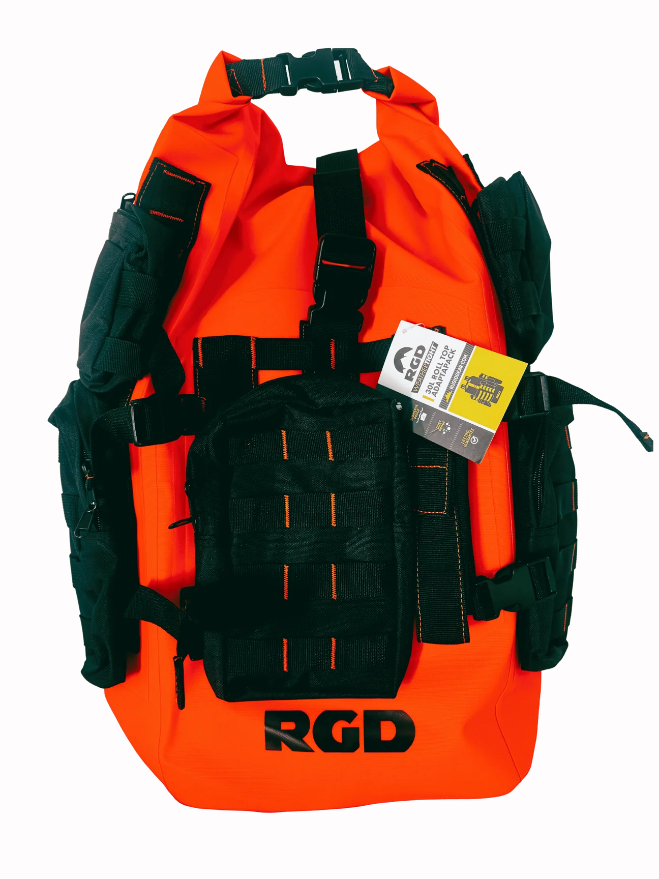 Waterproof Roll Top Bug Out Tactical Survival Backpack