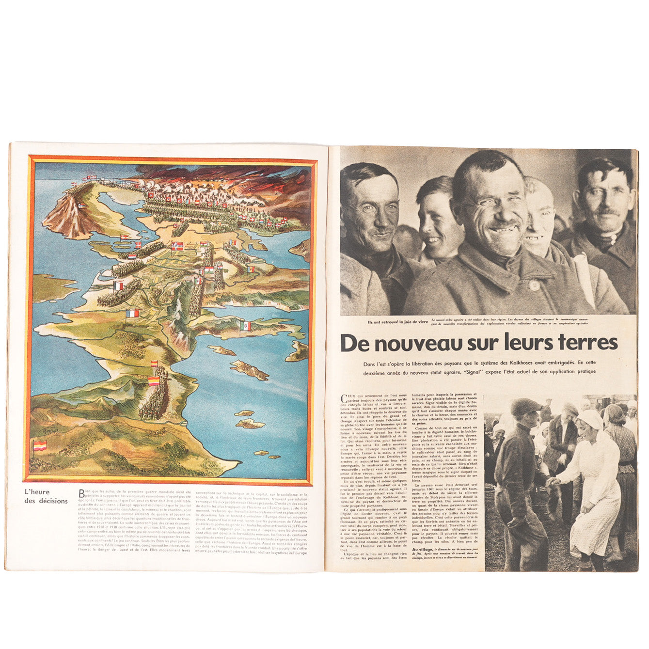 French Circulated Signal Magazines (40, 41, 42, and 43)