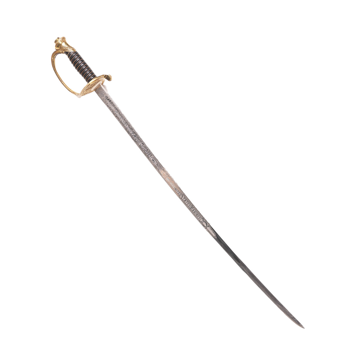 Issued USMC Ceremonial Mameluke Sword w/Sheath